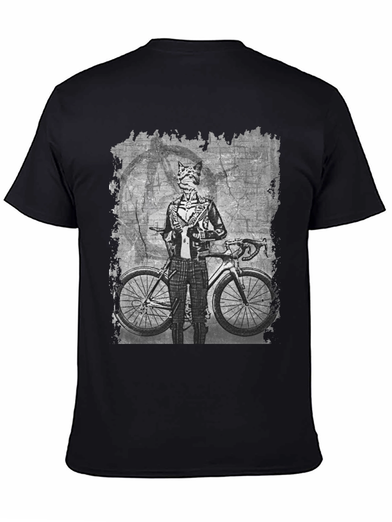 Biker Cat T-Shirt - Unique Graphic Tee