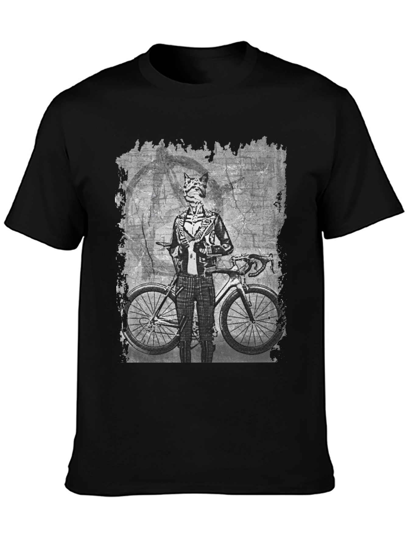 Biker Cat T-Shirt - Unique Graphic Tee