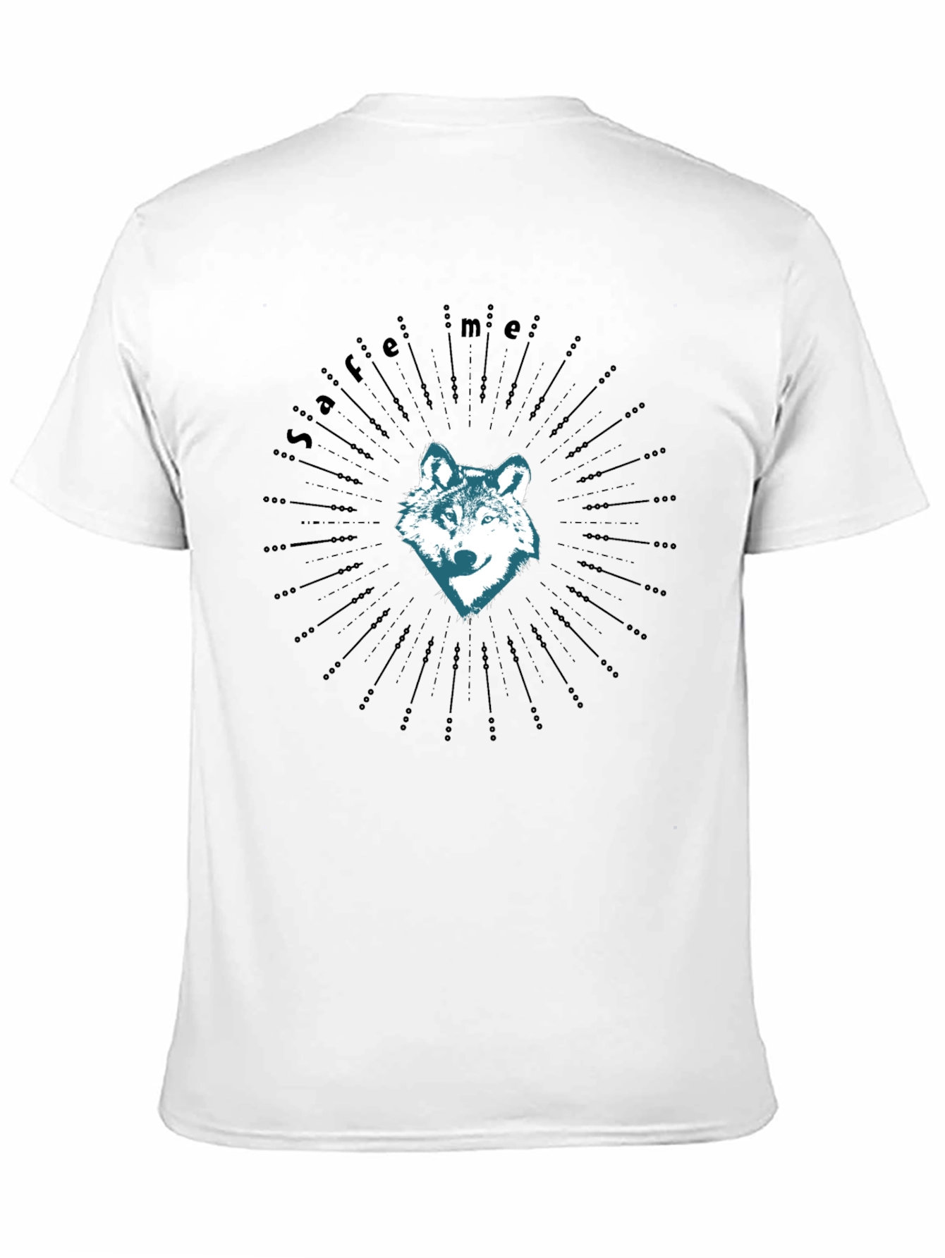 Wolf Save Me Graphic Tee - Mens Black T-Shirt
