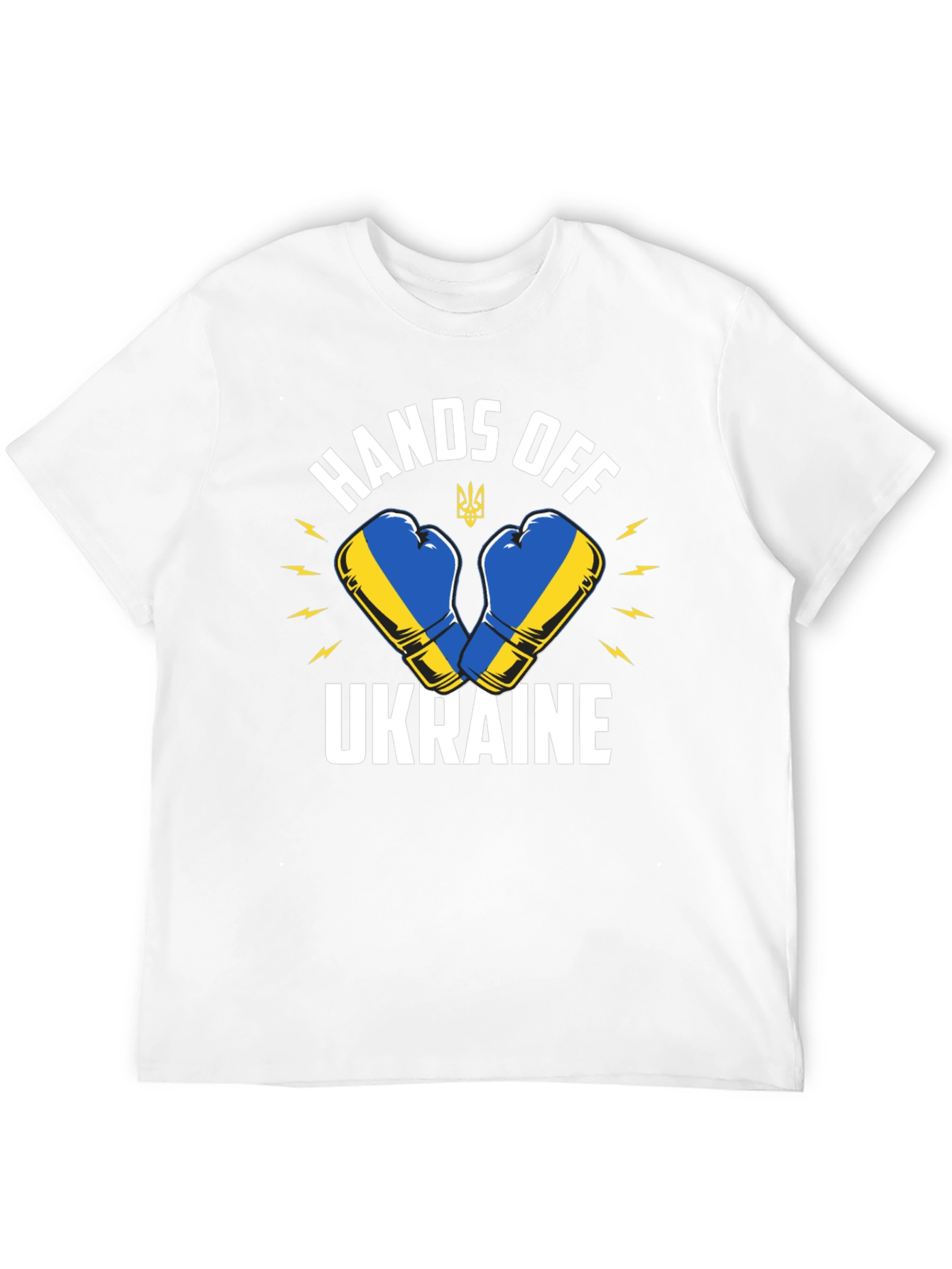 Hands Off Ukraine Boxing Glove T-Shirt