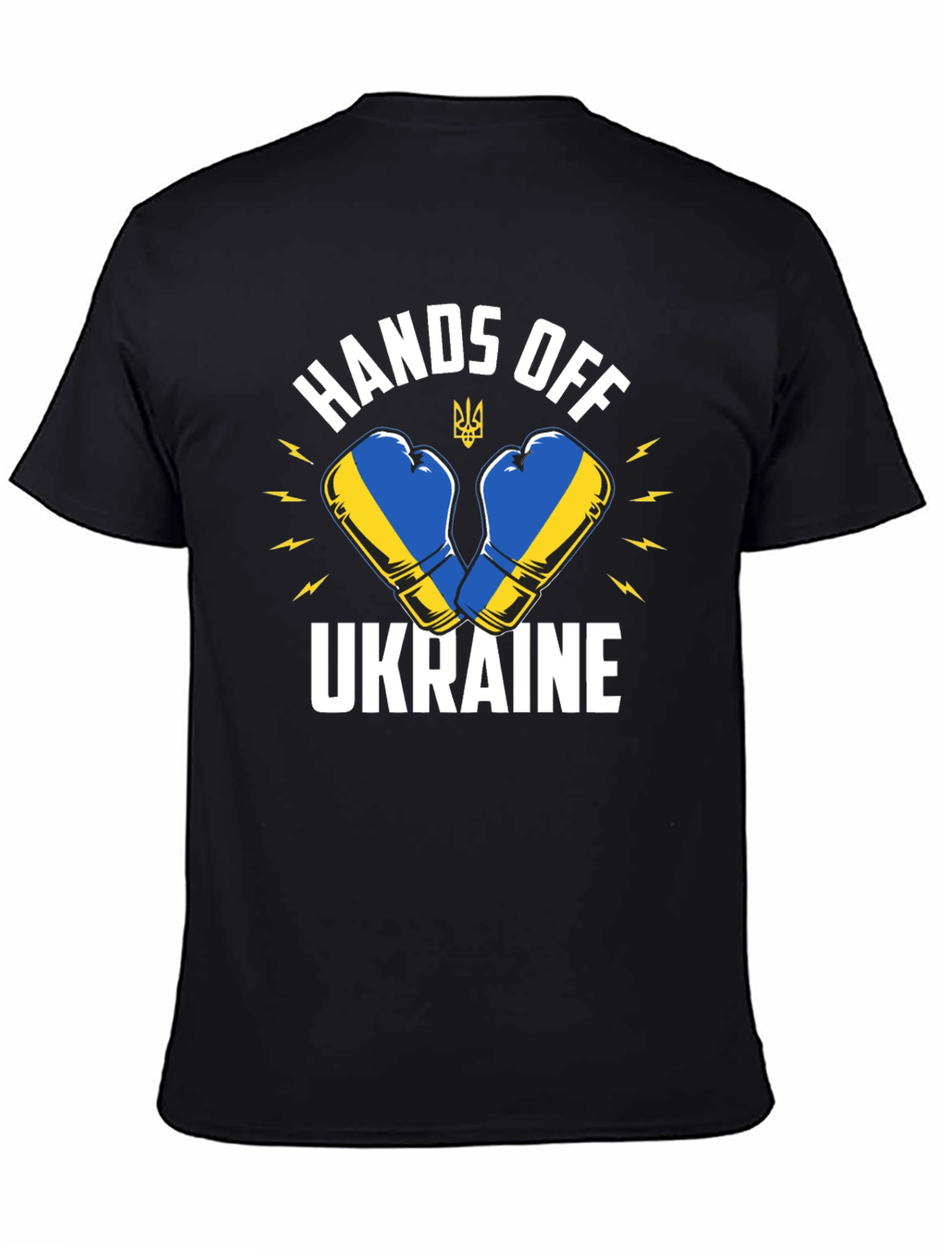 Hands Off Ukraine Boxing Glove T-Shirt