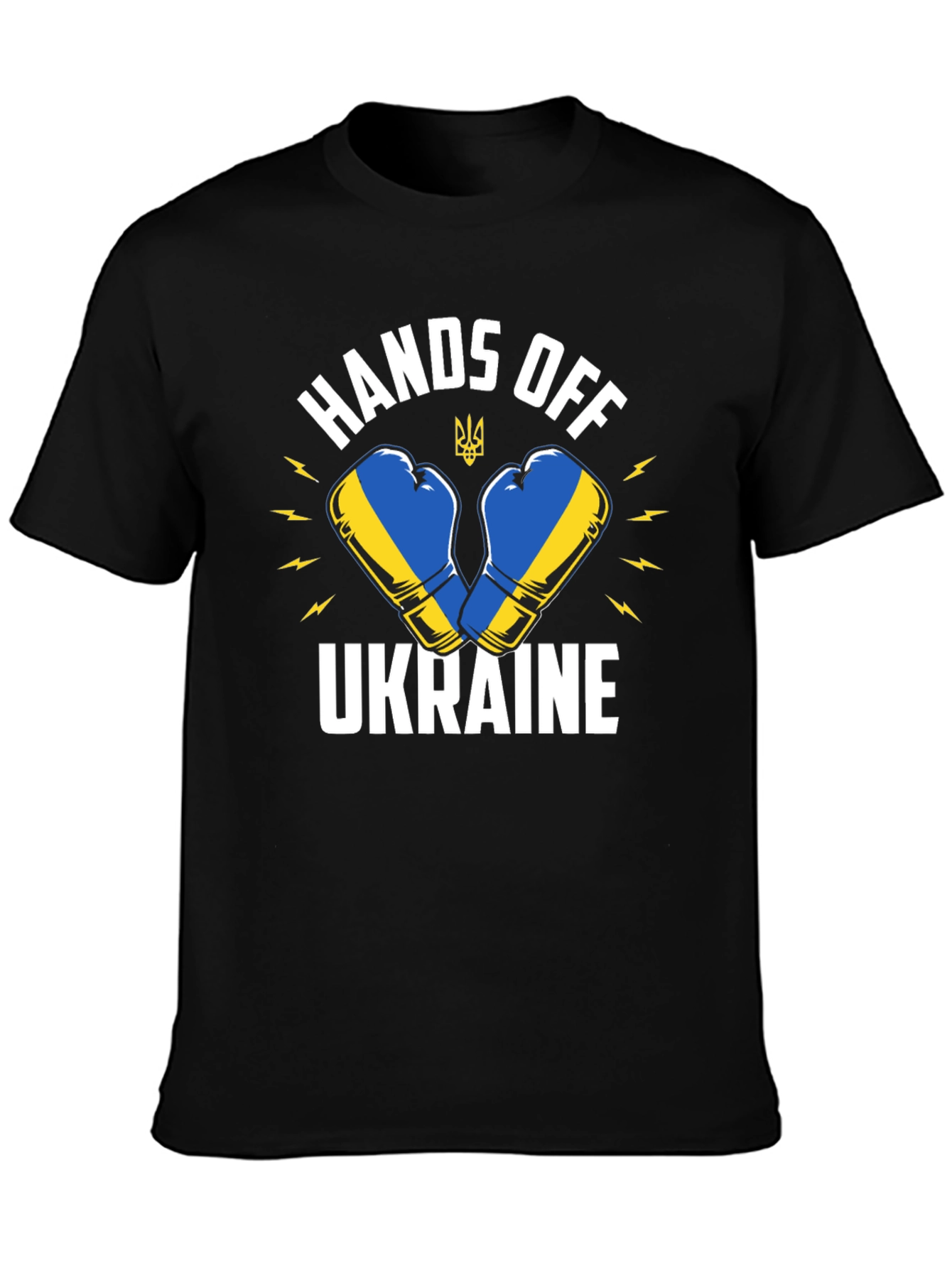 Hands Off Ukraine Boxing Glove T-Shirt