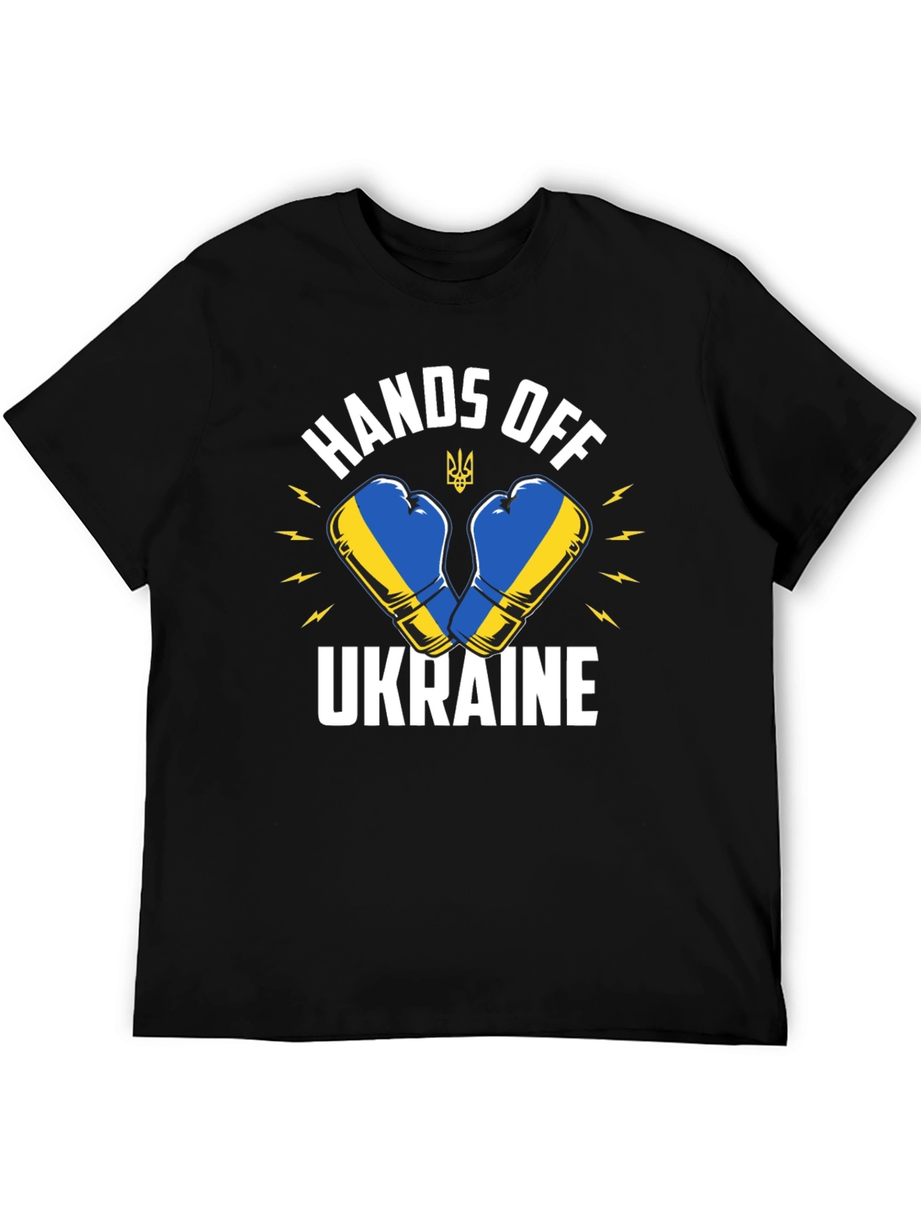Hands Off Ukraine Boxing Glove T-Shirt