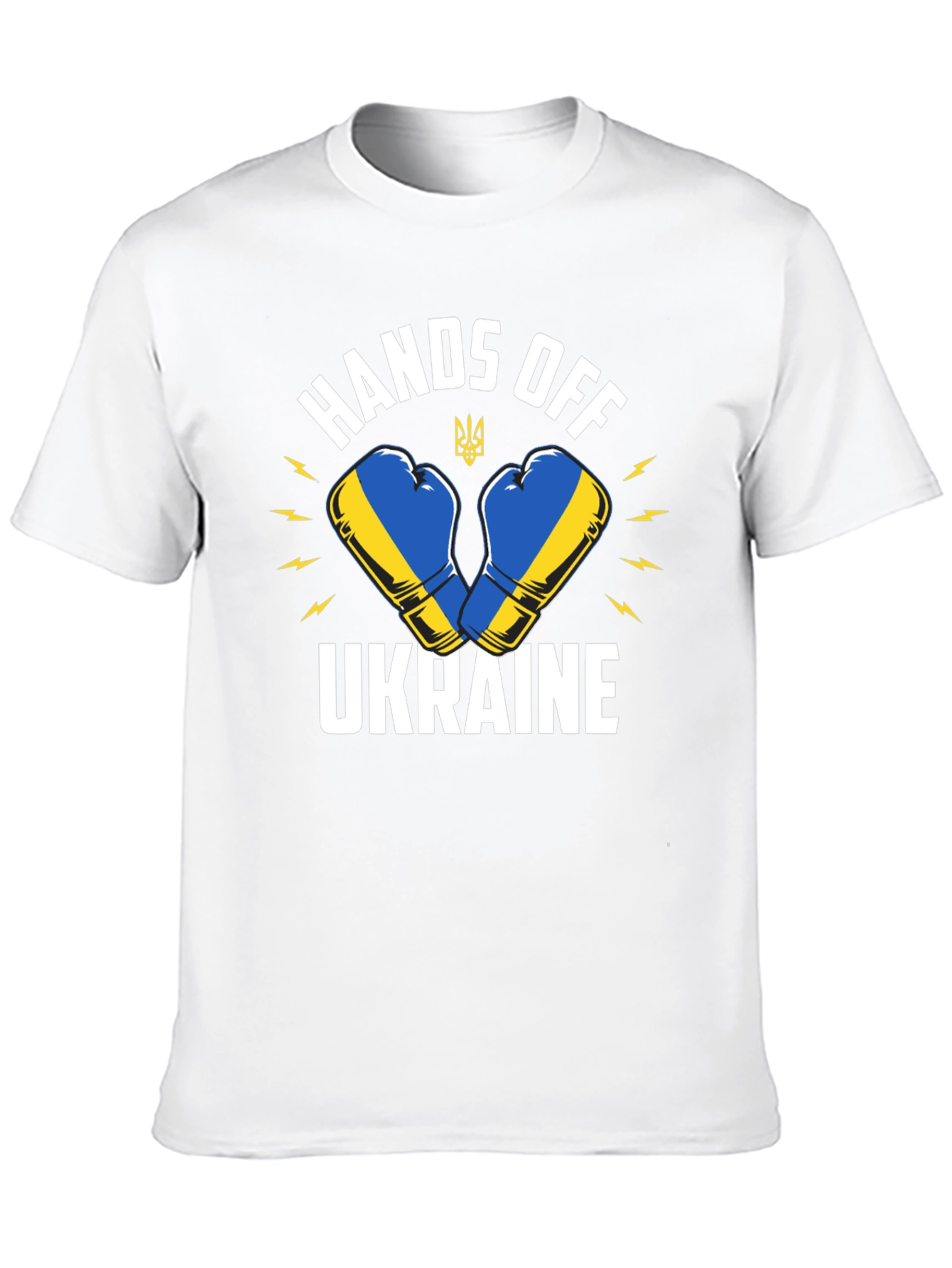 Hands Off Ukraine Boxing Glove T-Shirt