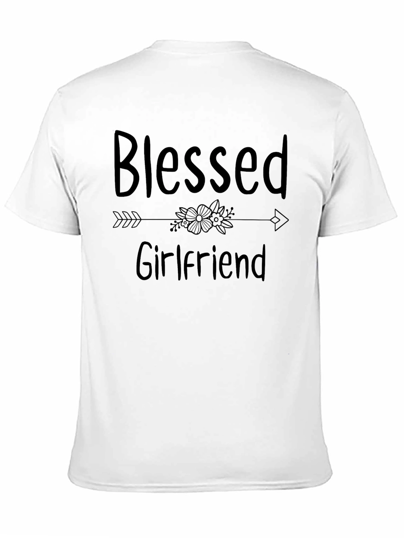 Blessed Girlfriend Graphic T-Shirt
