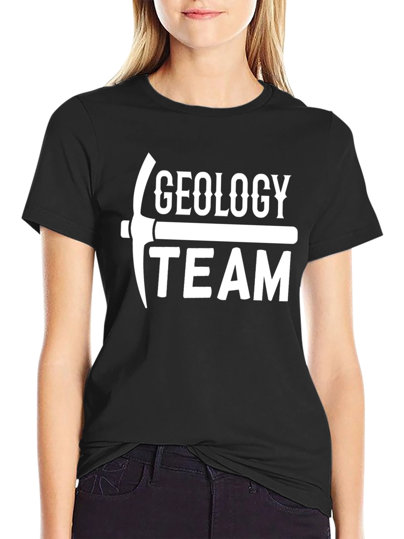 Geology Team Pickaxe Graphic T-Shirt
