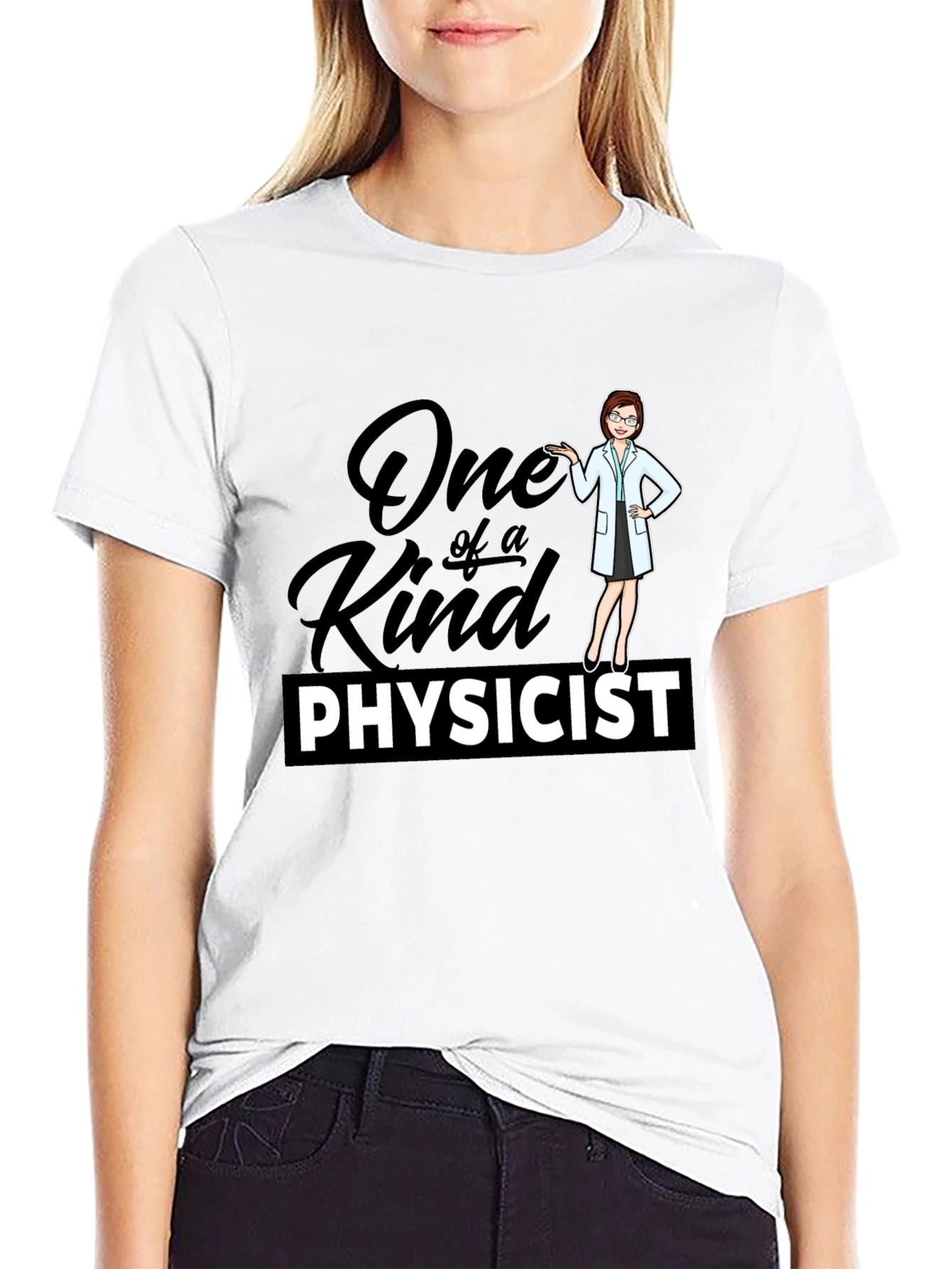 One of a Kind Physicist Black T-Shirt