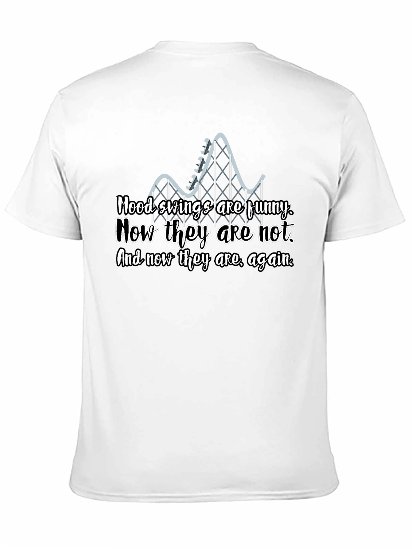 Mood Swings Roller Coaster Graphic T-Shirt
