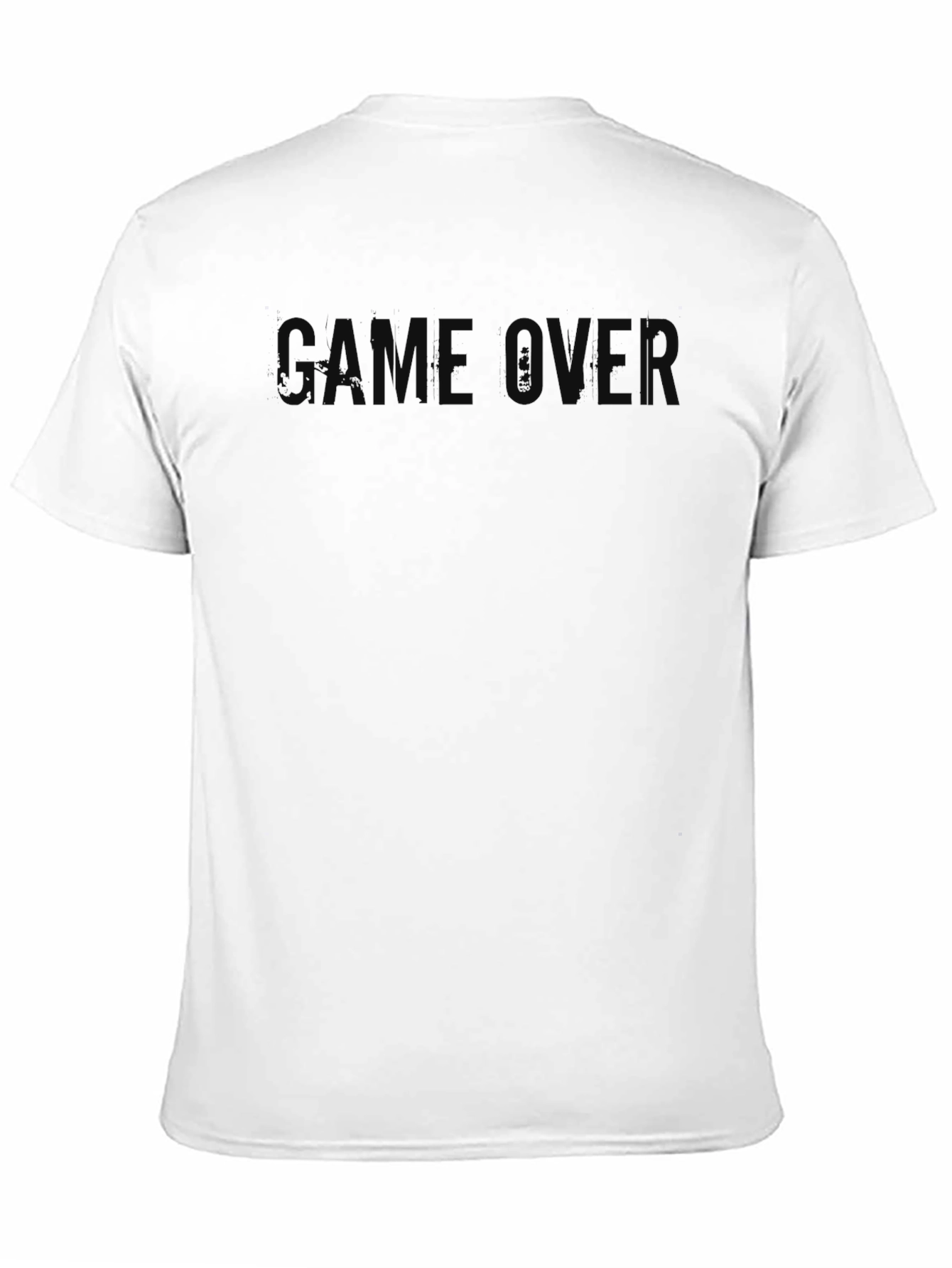 Game Over Black T-Shirt - Classic Crew Neck