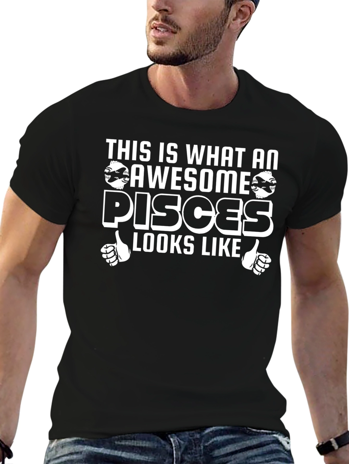Awesome Pisces Graphic T-Shirt