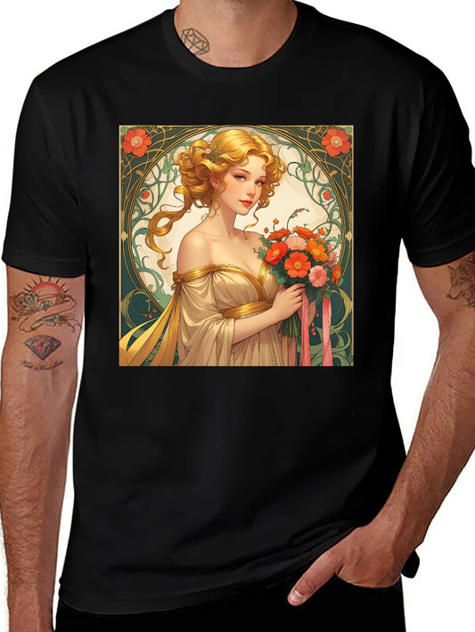 Art Nouveau Womans Portrait T-Shirt