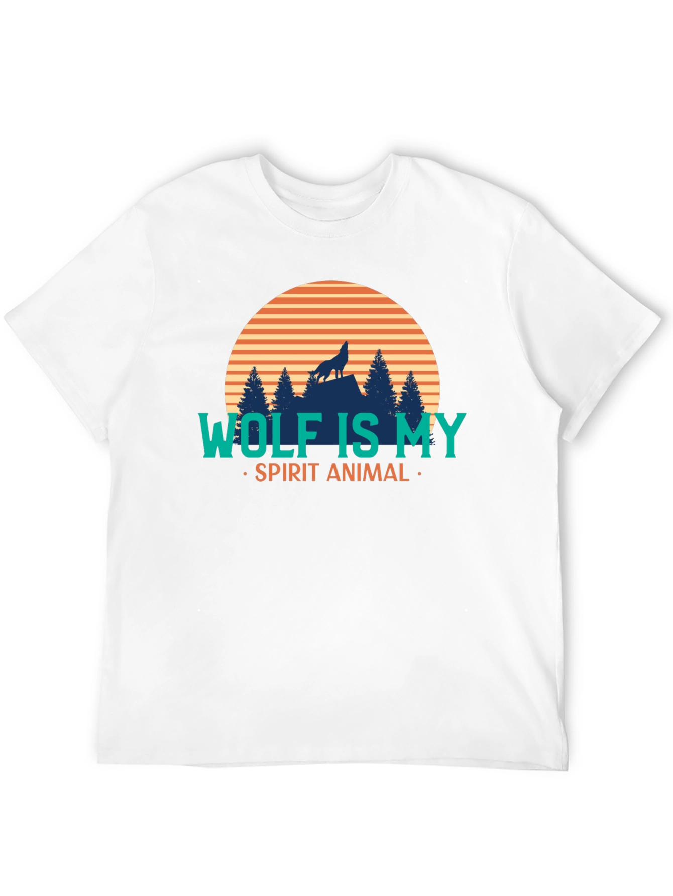 Wolf Spirit Animal Graphic Tee - Stylish Nature T-Shirt