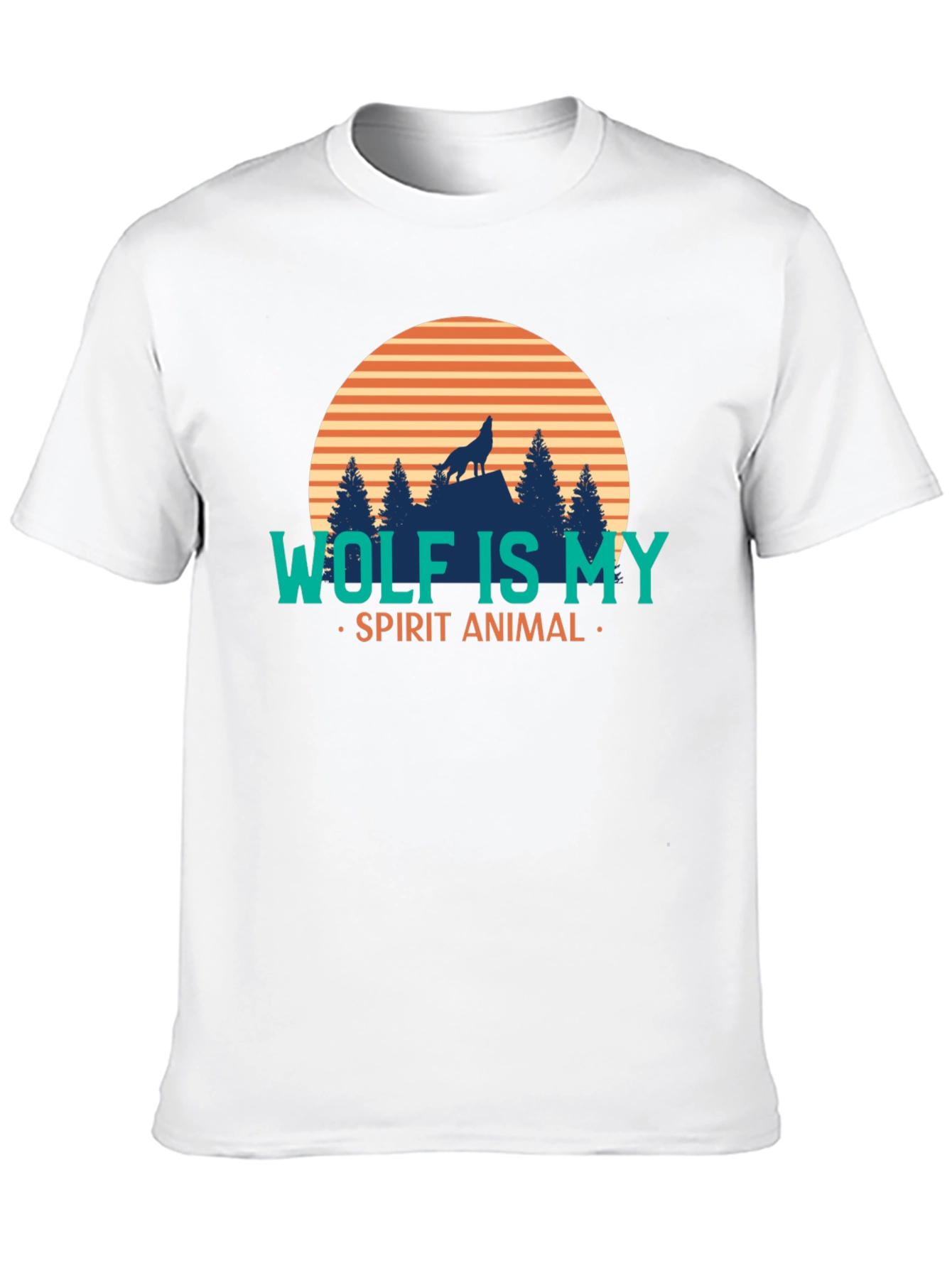 Wolf Spirit Animal Graphic Tee - Stylish Nature T-Shirt
