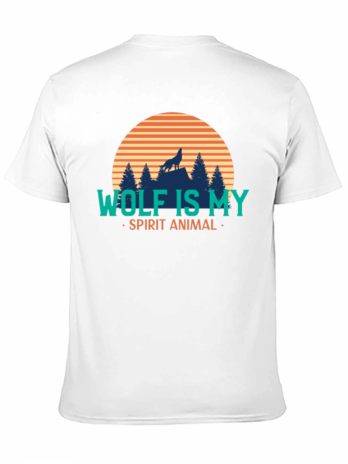 Wolf Spirit Animal Graphic Tee - Stylish Nature T-Shirt
