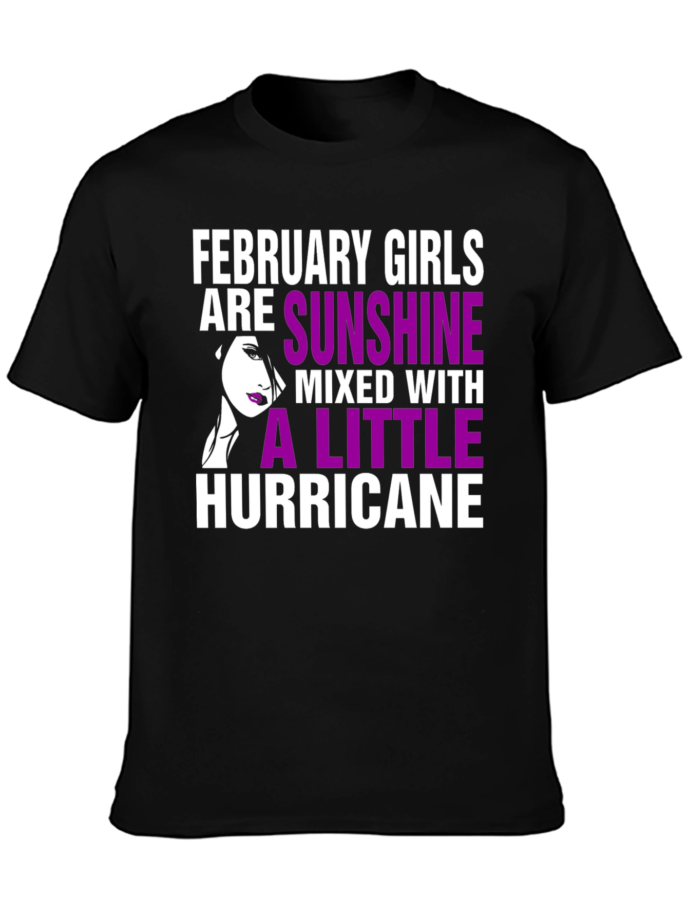 February Girls Sunshine Hurricane Graphic T-Shirt