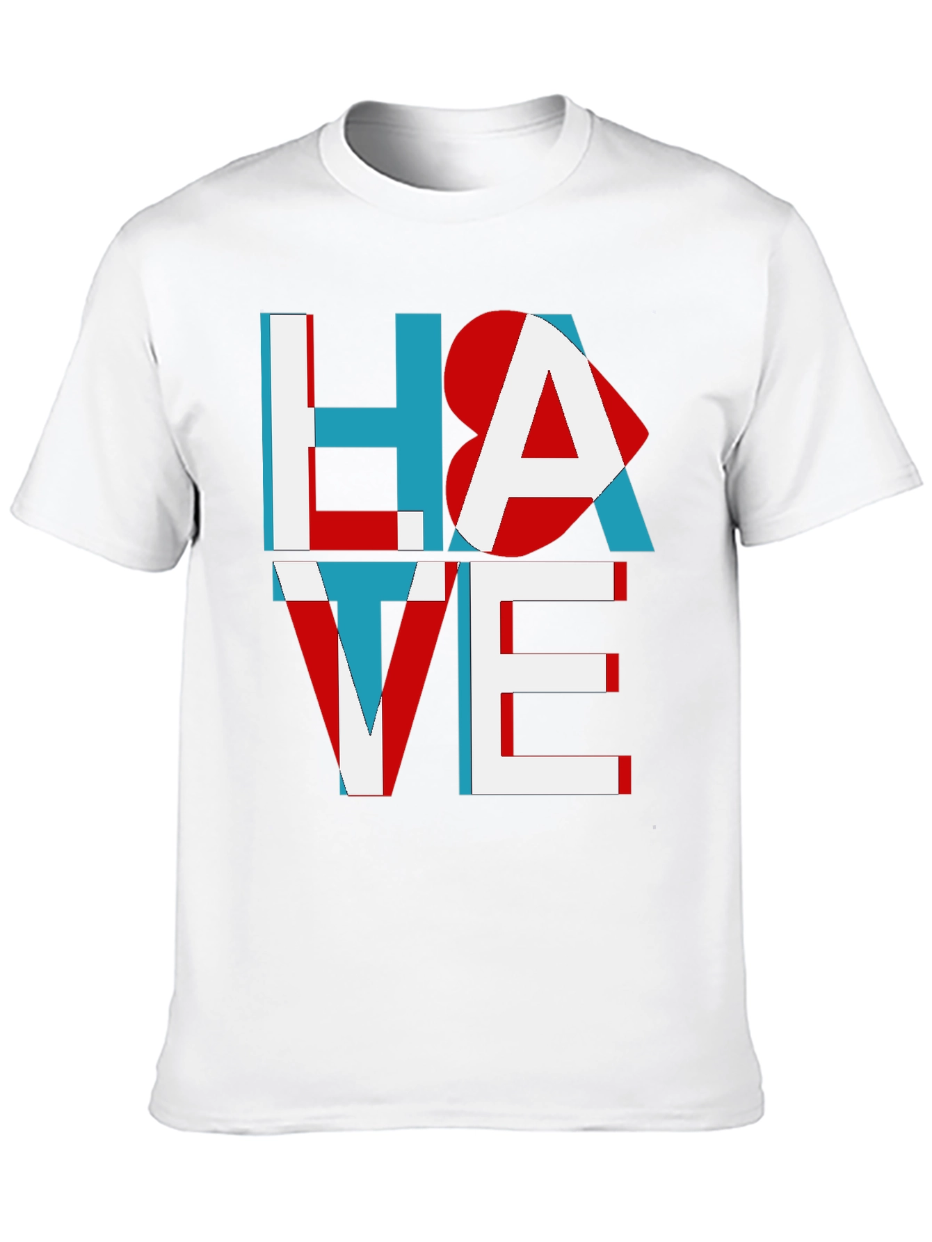 Hate Love Graphic Tee - Unisex Cotton T-Shirt