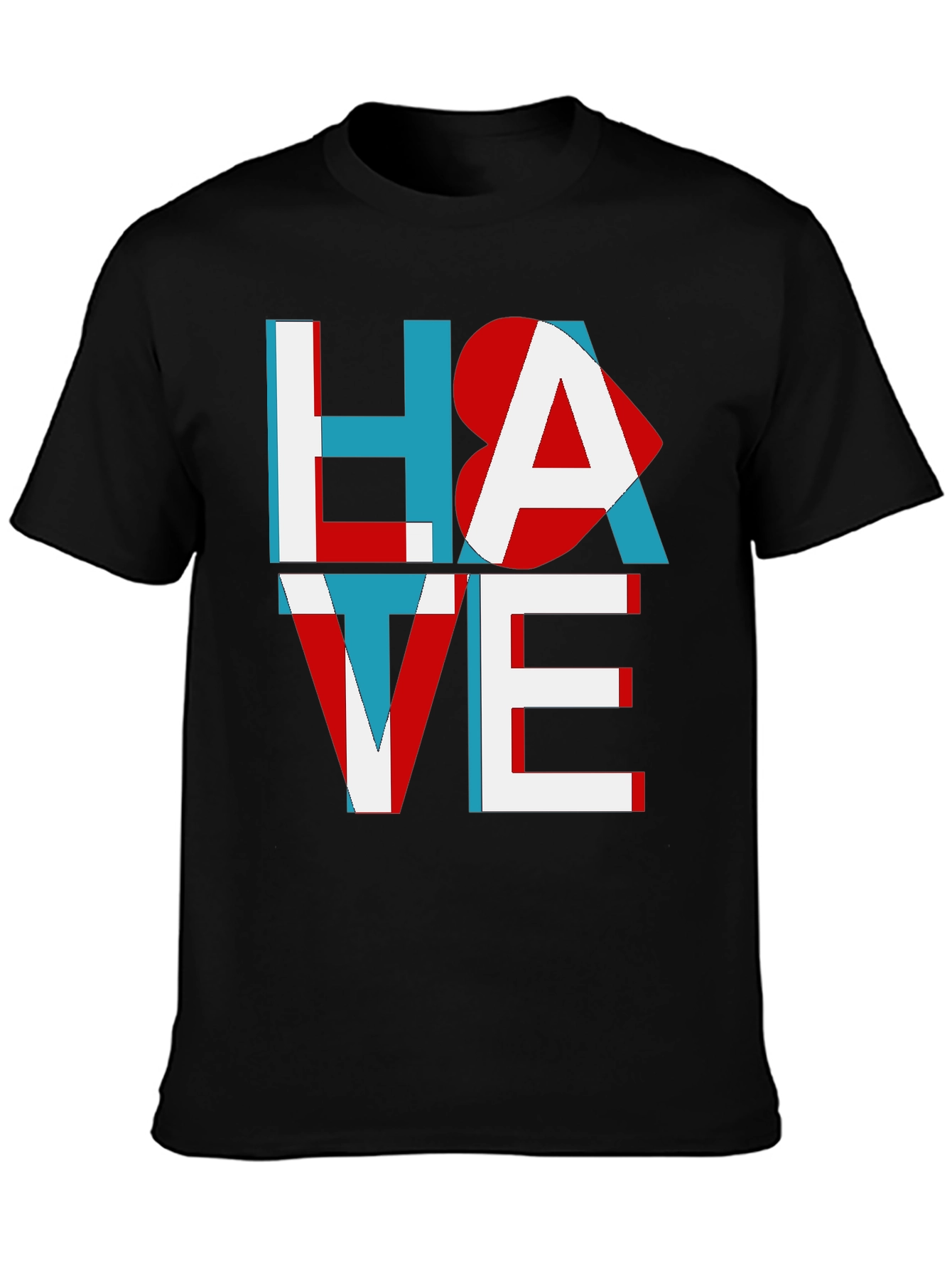 Hate Love Graphic Tee - Unisex Cotton T-Shirt