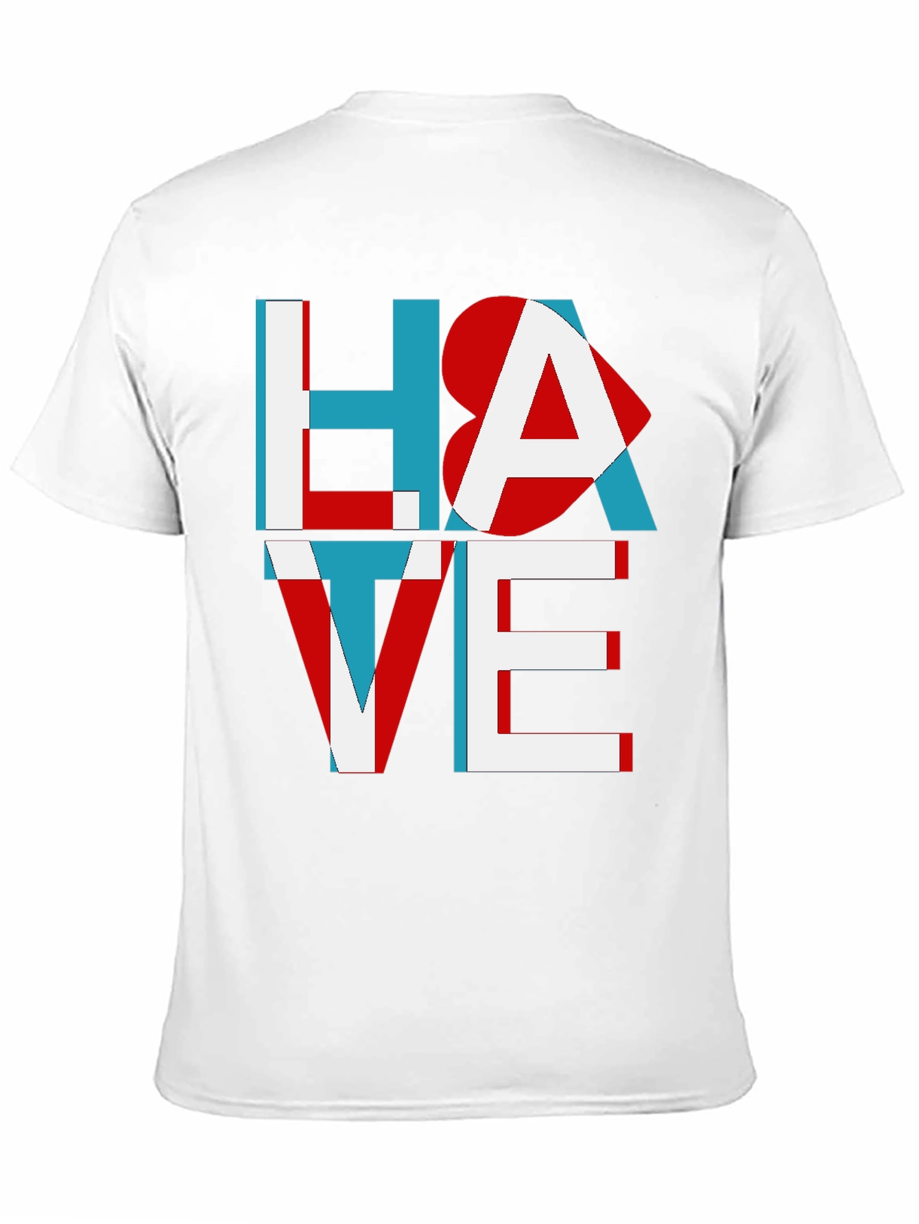 Hate Love Graphic Tee - Unisex Cotton T-Shirt