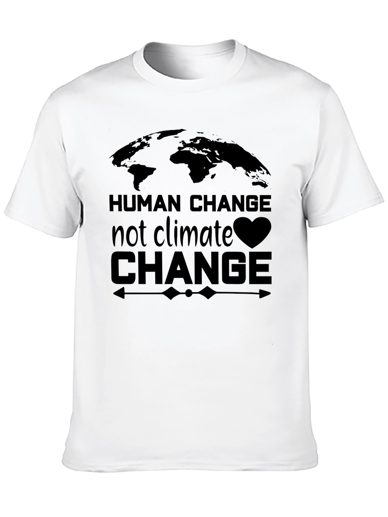 Human Change Tee - Climate Awareness T-Shirt