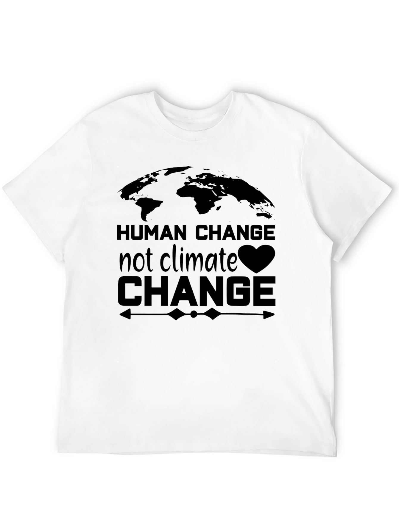 Human Change Tee - Climate Awareness T-Shirt