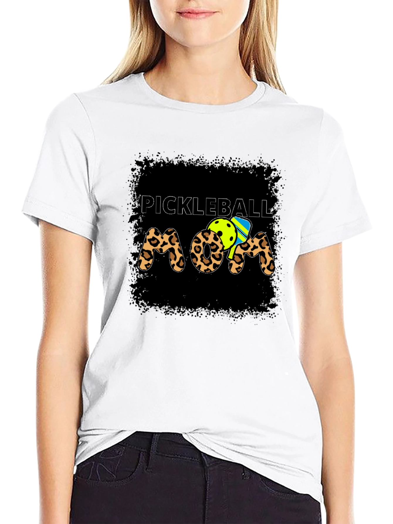 Pickleball Mom Graphic T-Shirt
