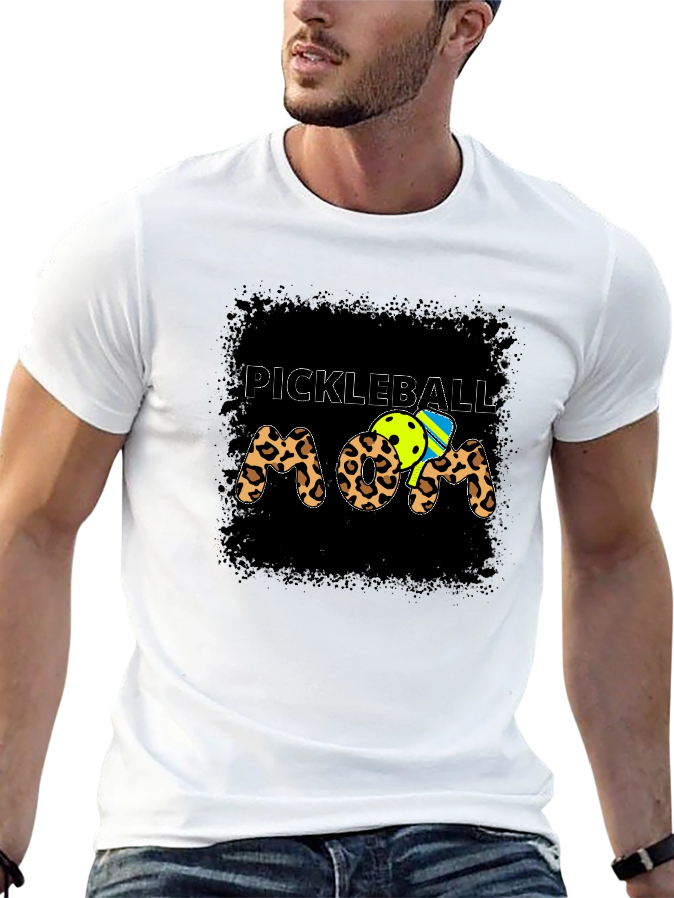 Pickleball Mom Graphic T-Shirt