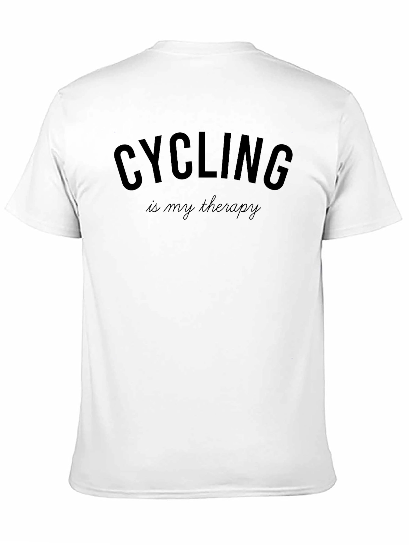 Cycling Is My Therapy Mens T-Shirt