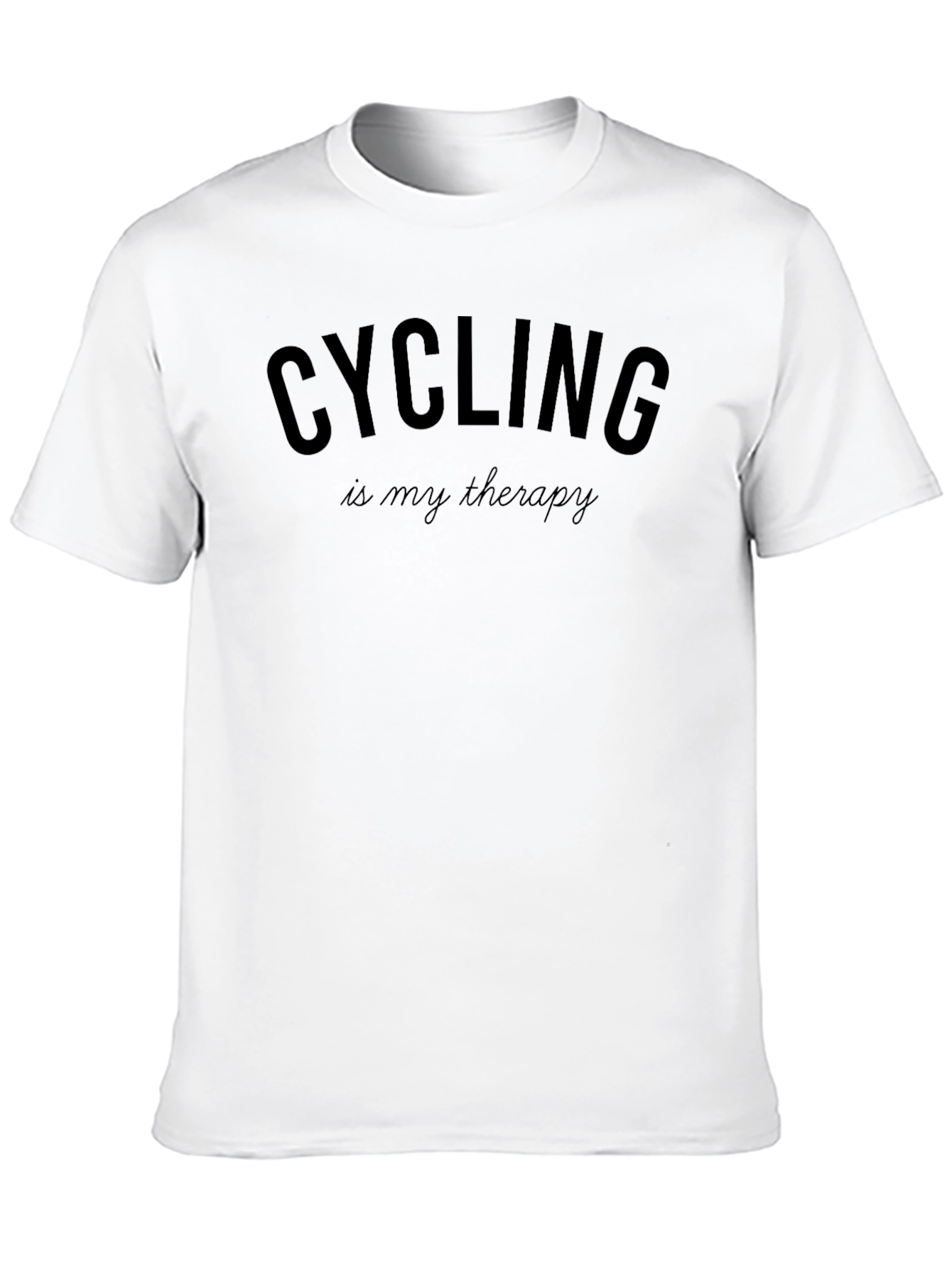 Cycling Is My Therapy Mens T-Shirt