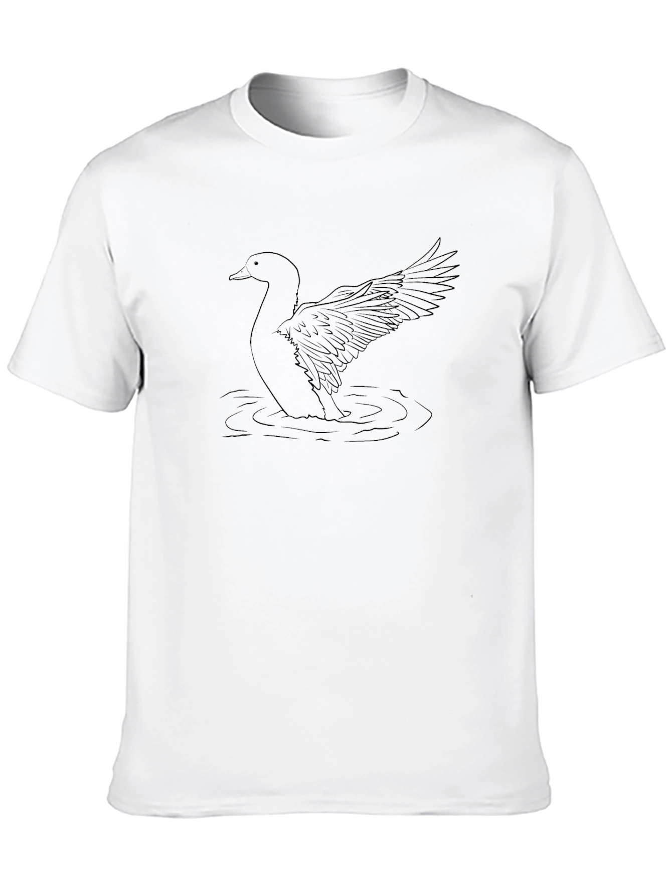 Duck Silhouette Black T-Shirt