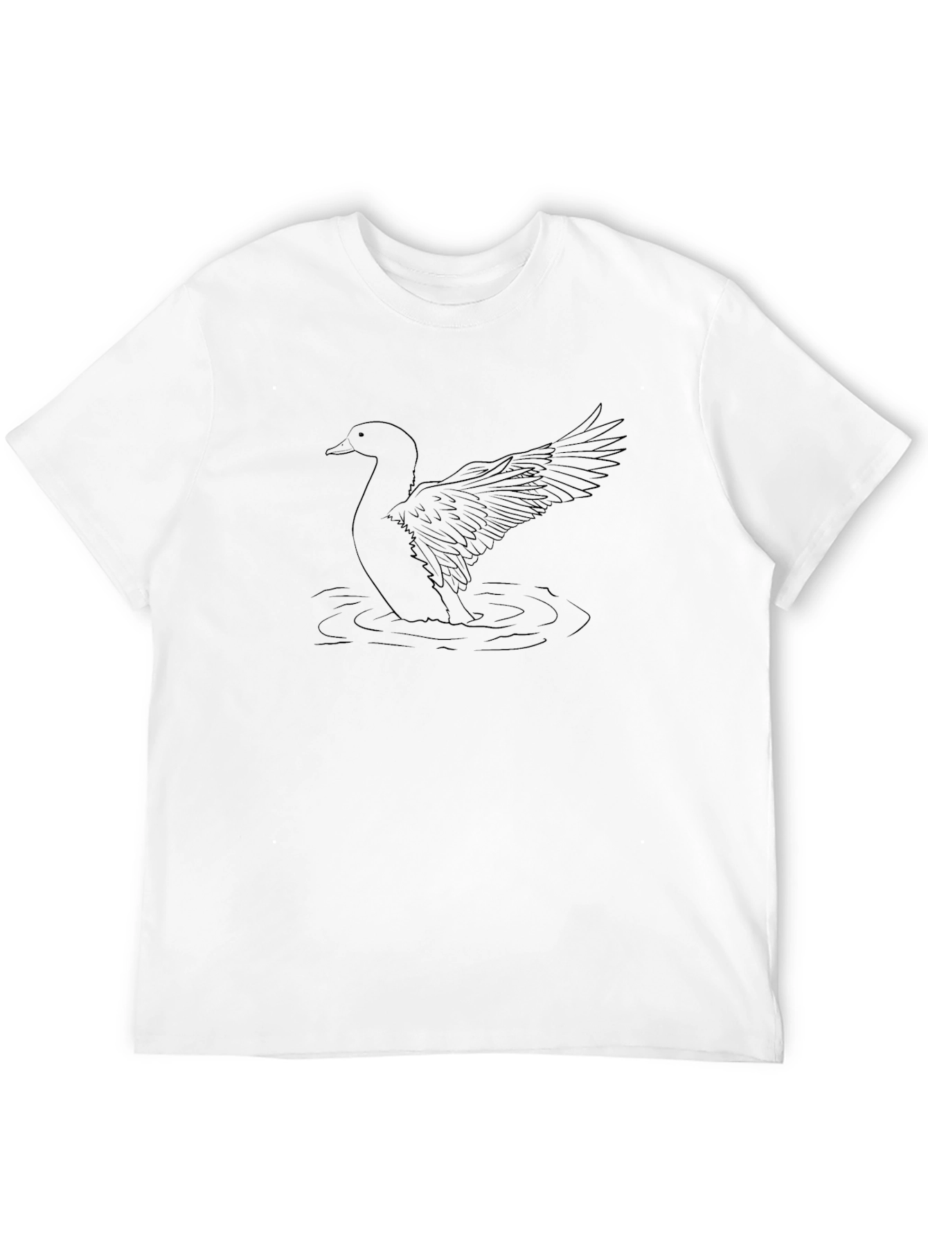 Duck Silhouette Black T-Shirt