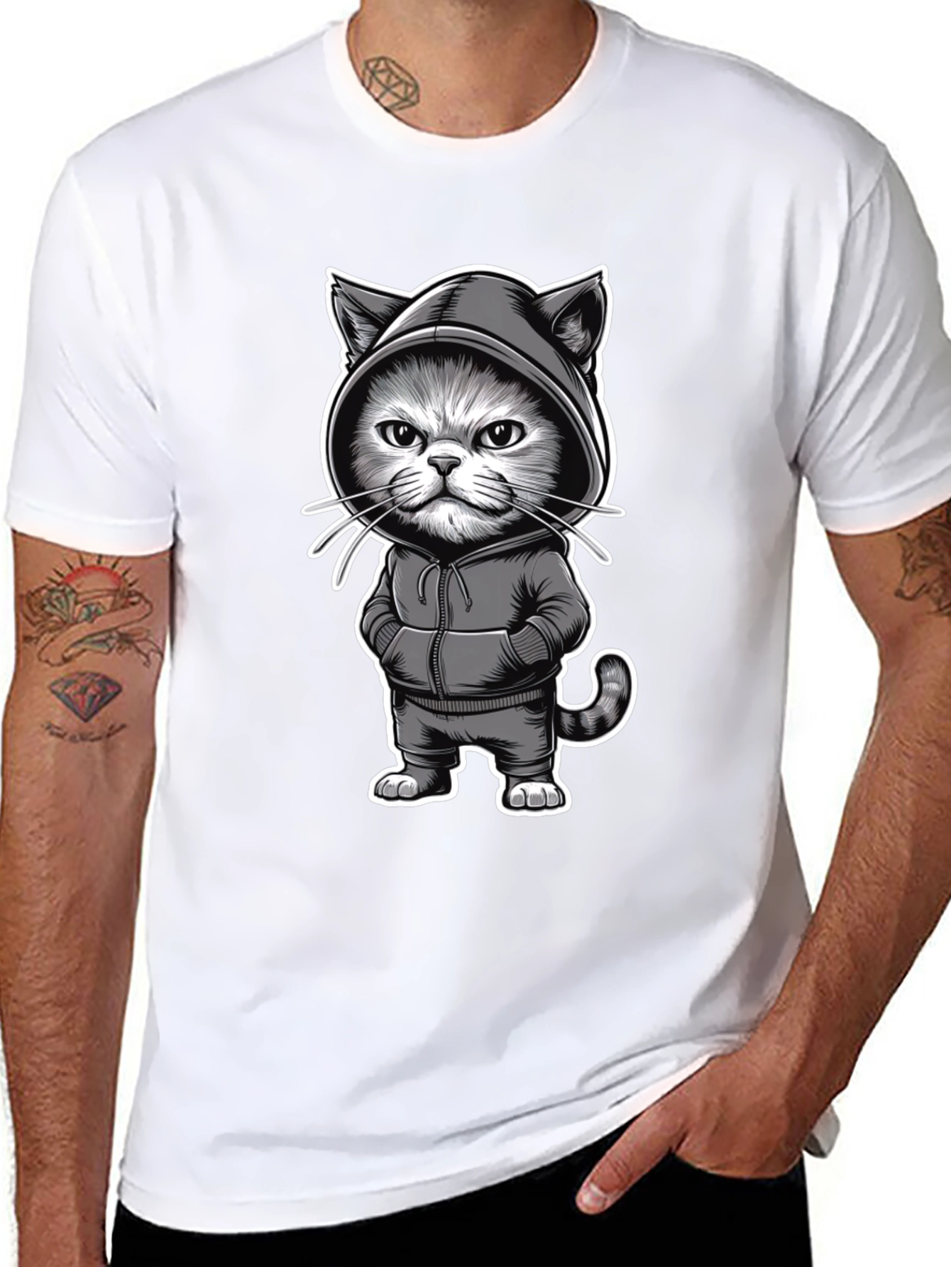 Cool Cat Hoodie T-Shirt