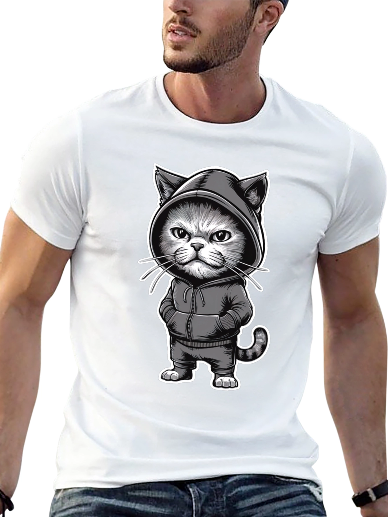 Cool Cat Hoodie T-Shirt