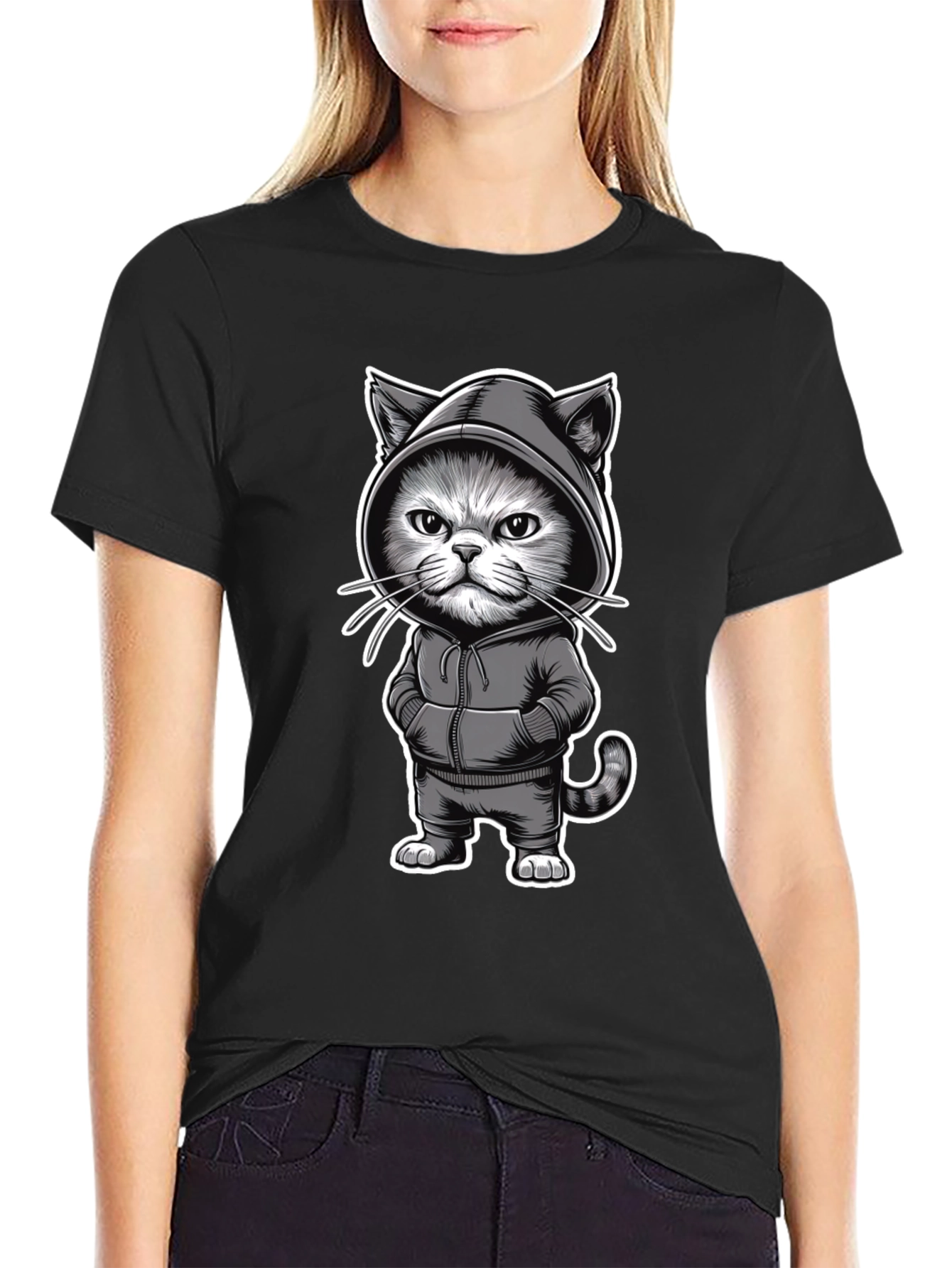 Cool Cat Hoodie T-Shirt