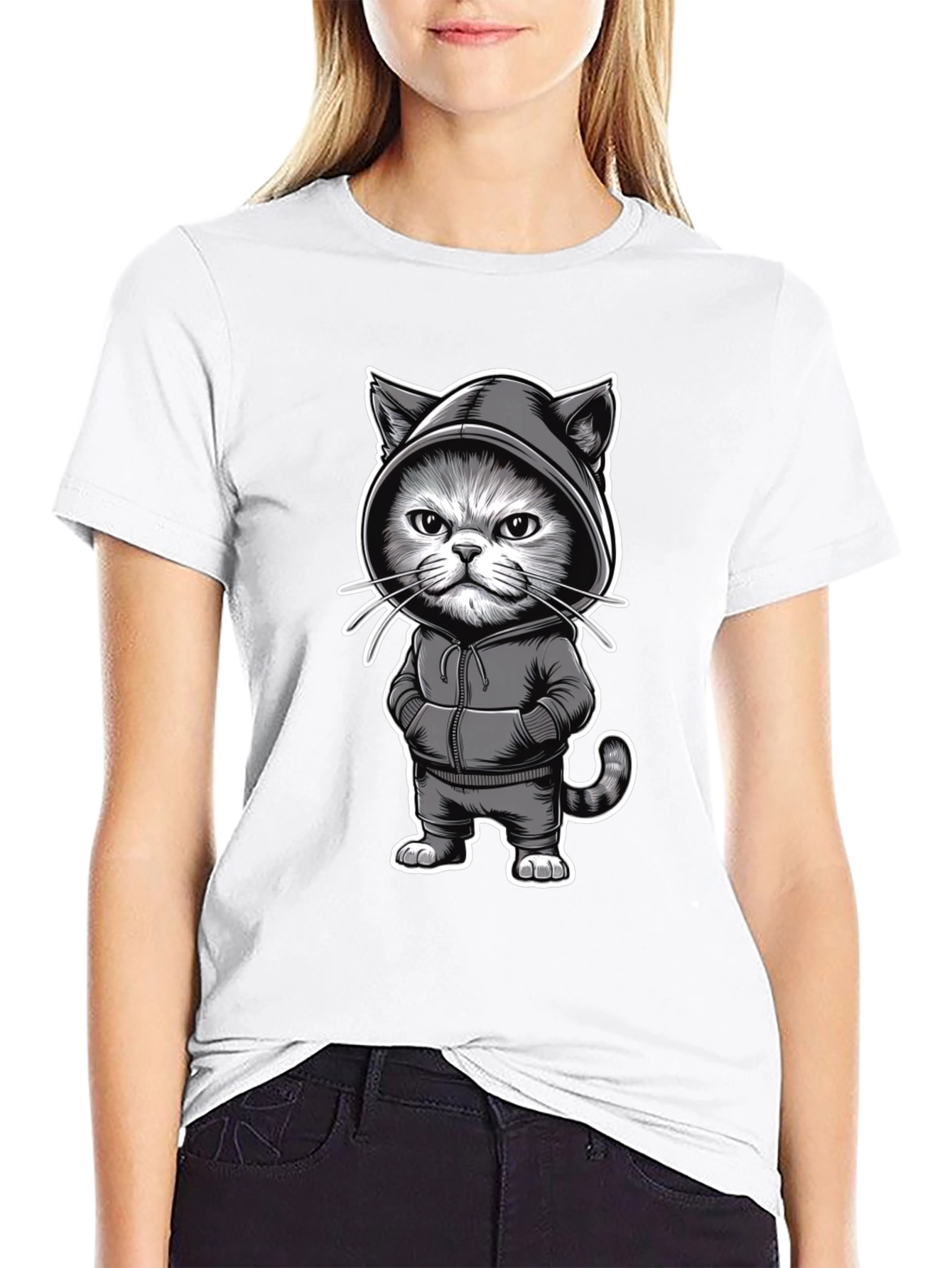Cool Cat Hoodie T-Shirt