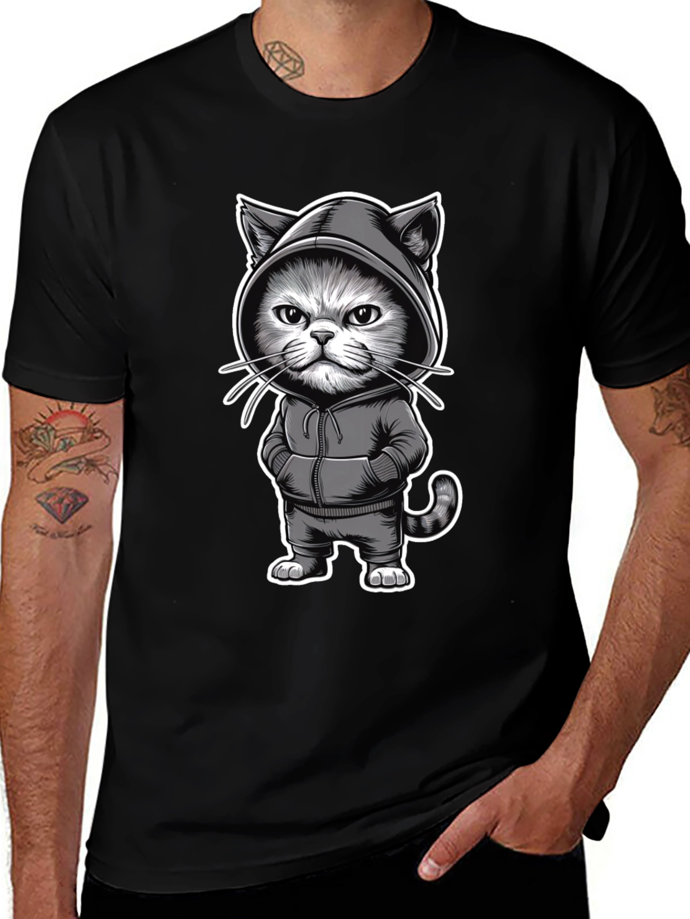 Cool Cat Hoodie T-Shirt