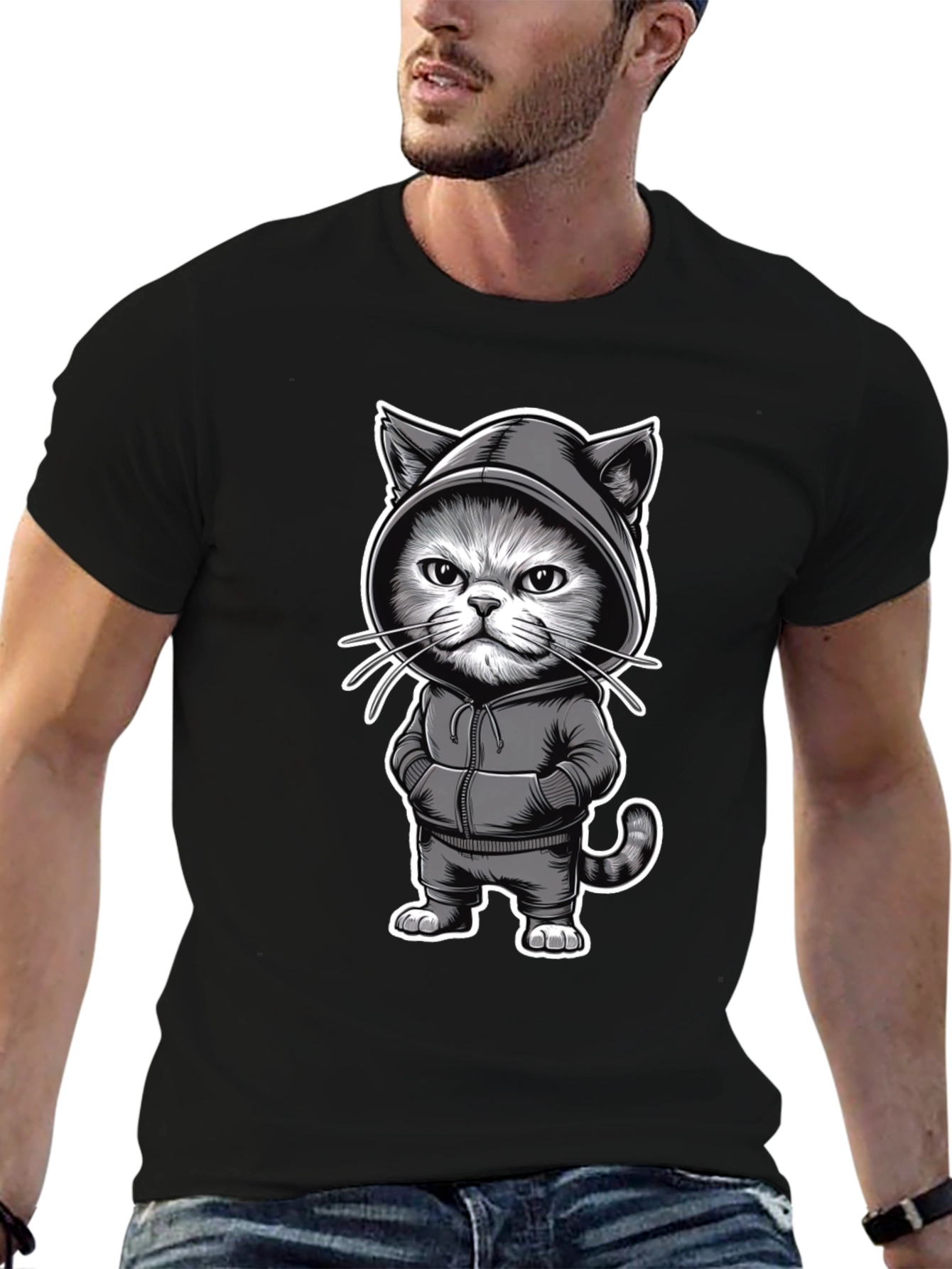 Cool Cat Hoodie T-Shirt