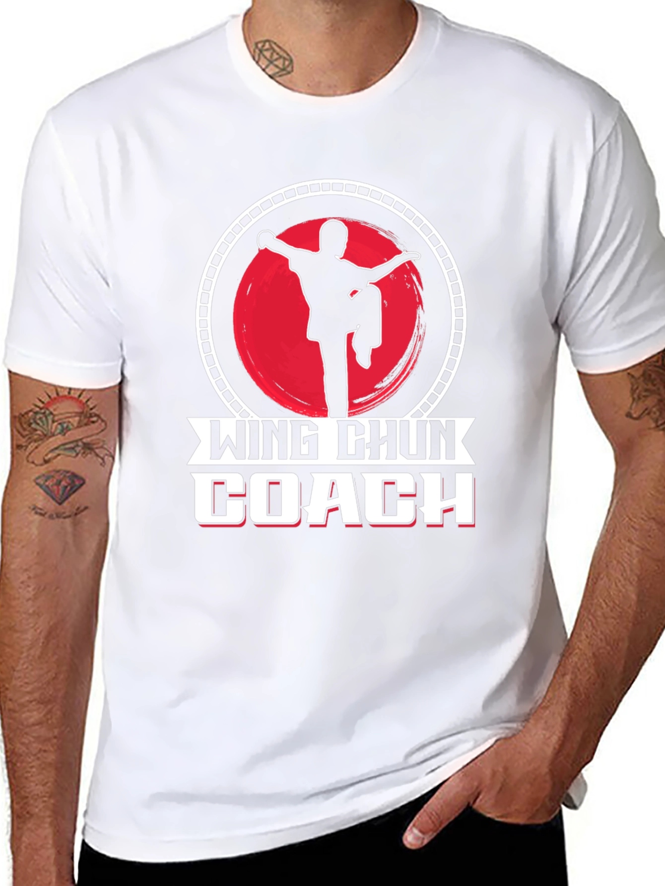 Wing Chun Coach Black T-Shirt