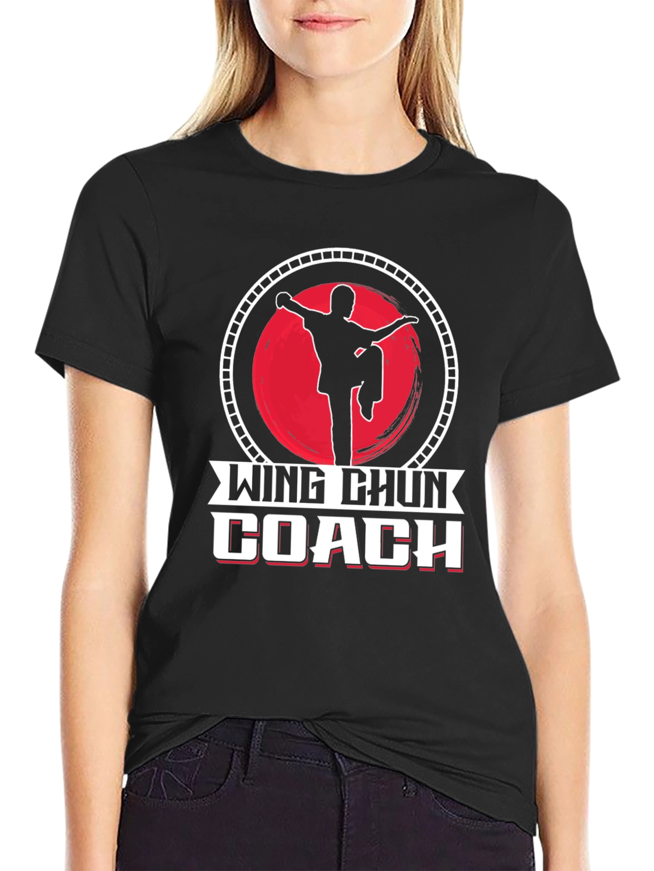 Wing Chun Coach Black T-Shirt