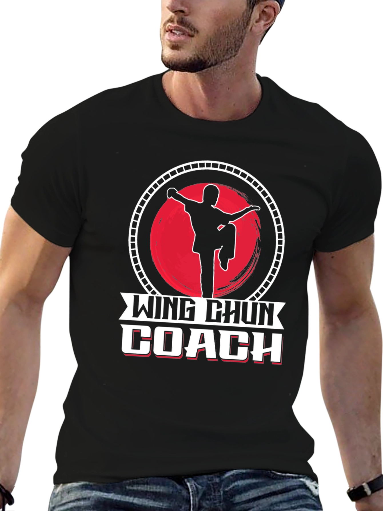 Wing Chun Coach Black T-Shirt