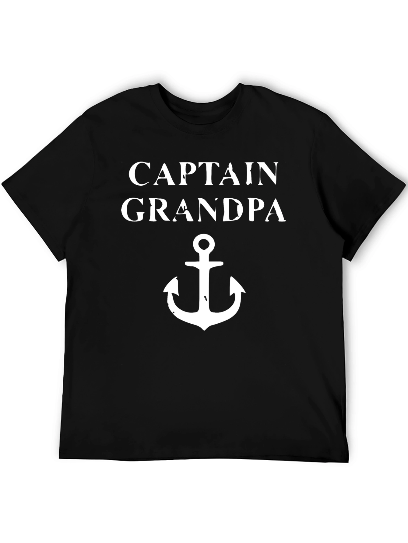 Captain Grandpa Anchor T-Shirt - Novelty Gift