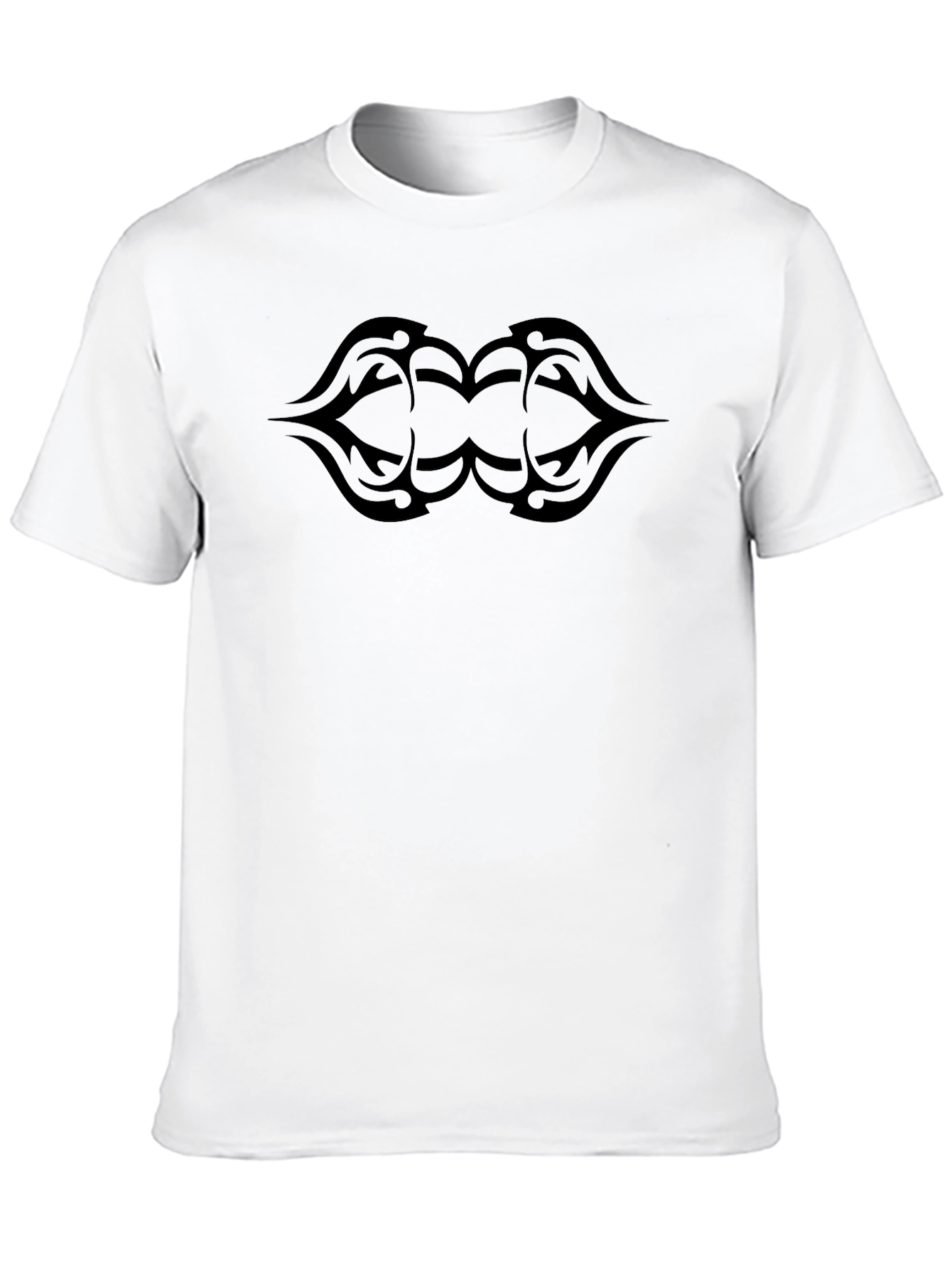 Tribal Tattoo Graphic Black T-Shirt