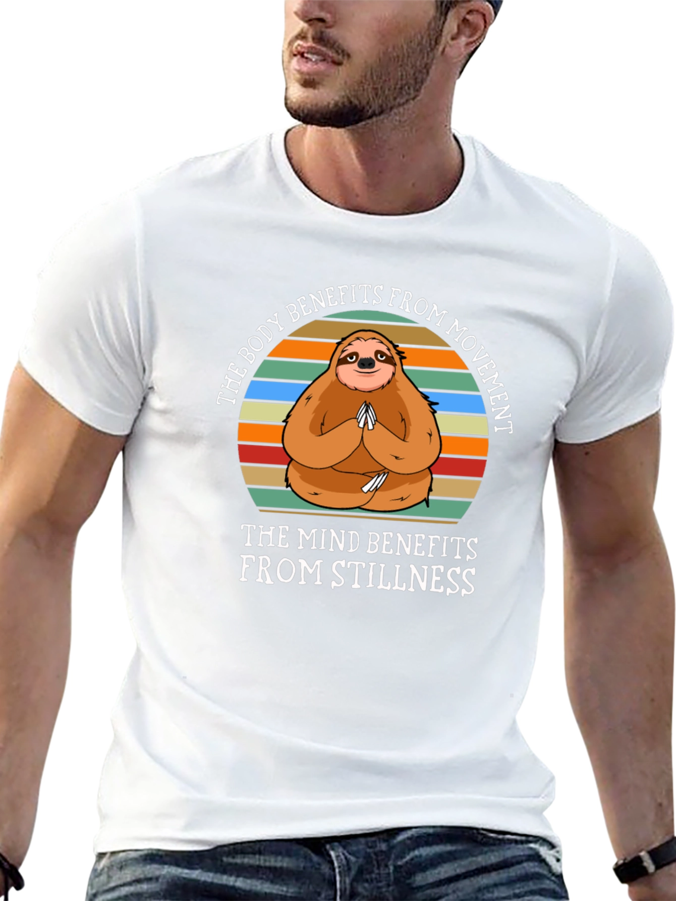 Yoga Sloth T-Shirt - The Body Benefits From Movement
