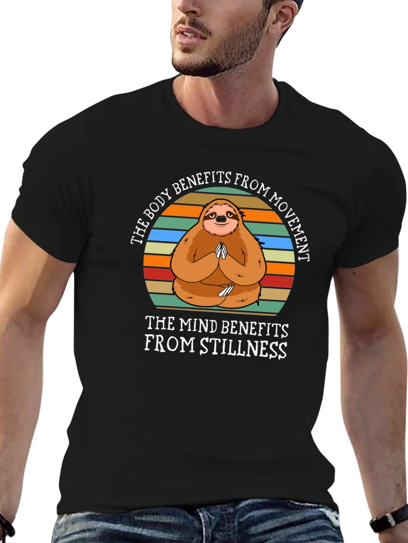 Yoga Sloth T-Shirt - The Body Benefits From Movement