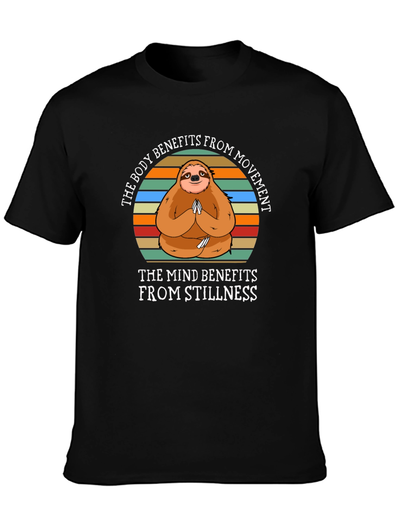 Yoga Sloth T-Shirt - The Body Benefits From Movement