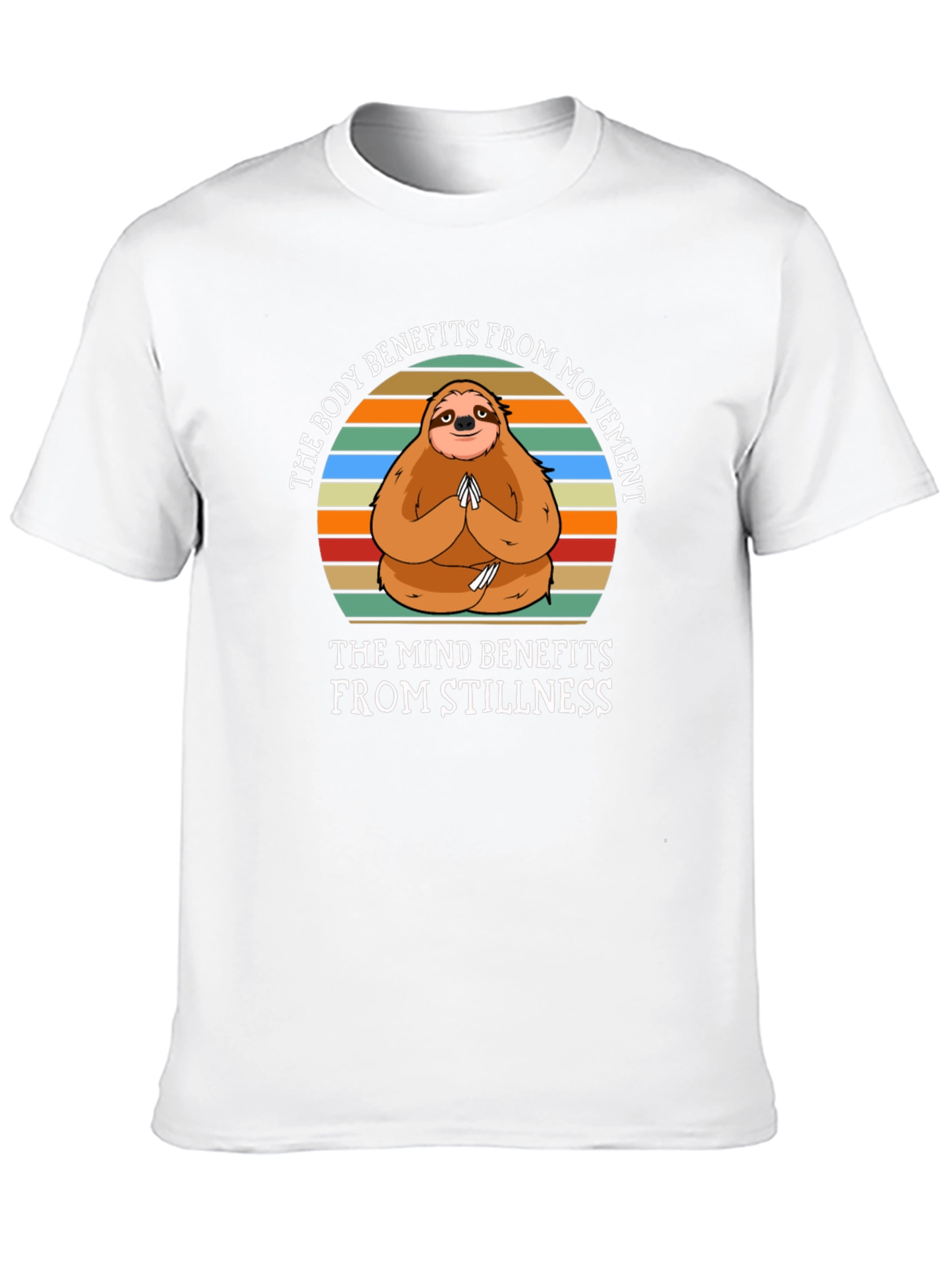 Yoga Sloth T-Shirt - The Body Benefits From Movement