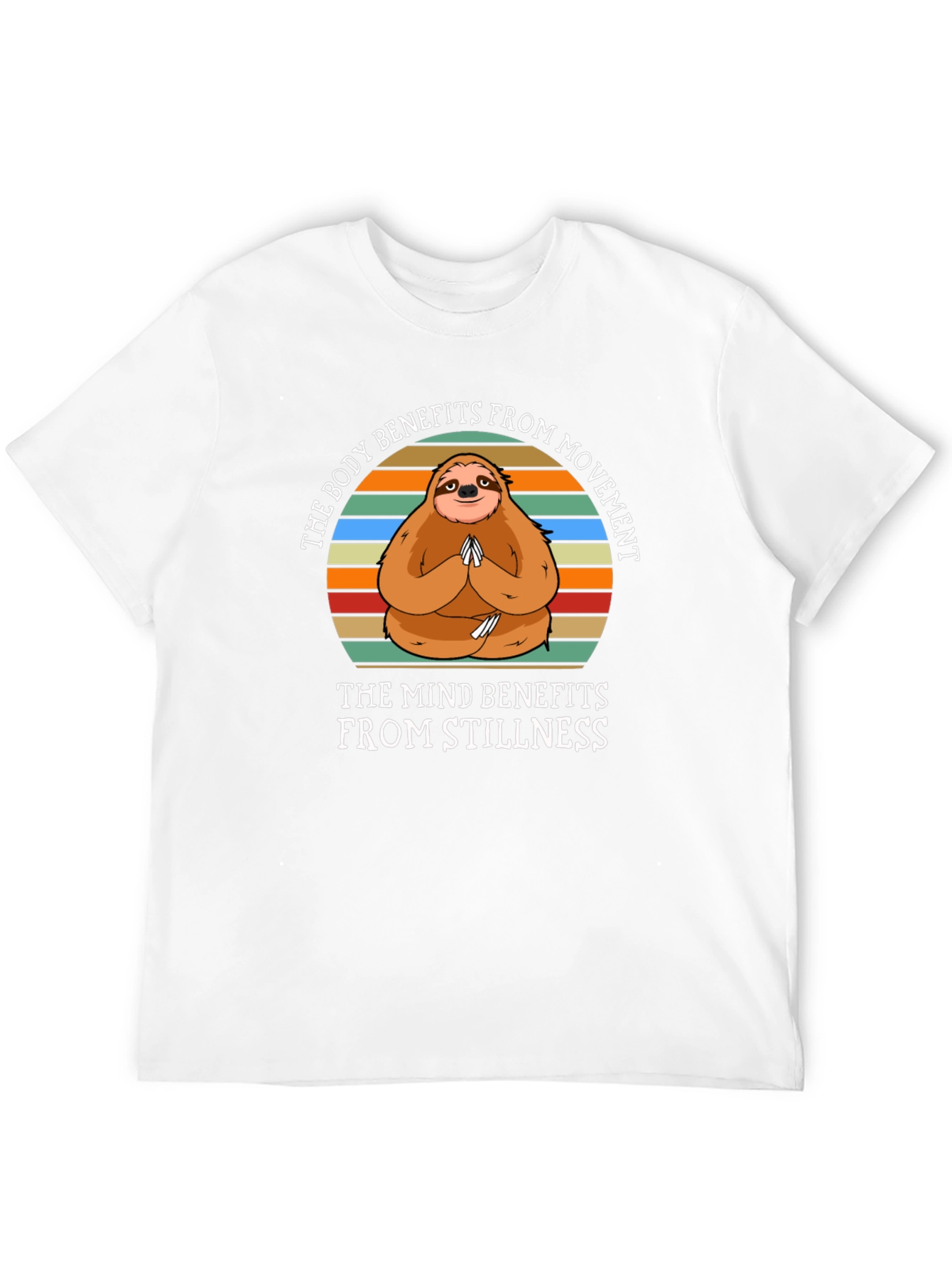 Yoga Sloth T-Shirt - The Body Benefits From Movement