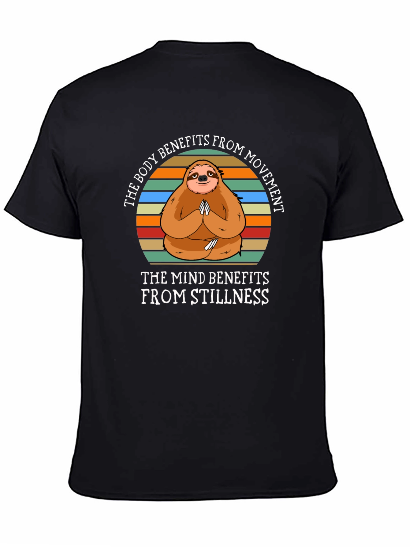 Yoga Sloth T-Shirt - The Body Benefits From Movement