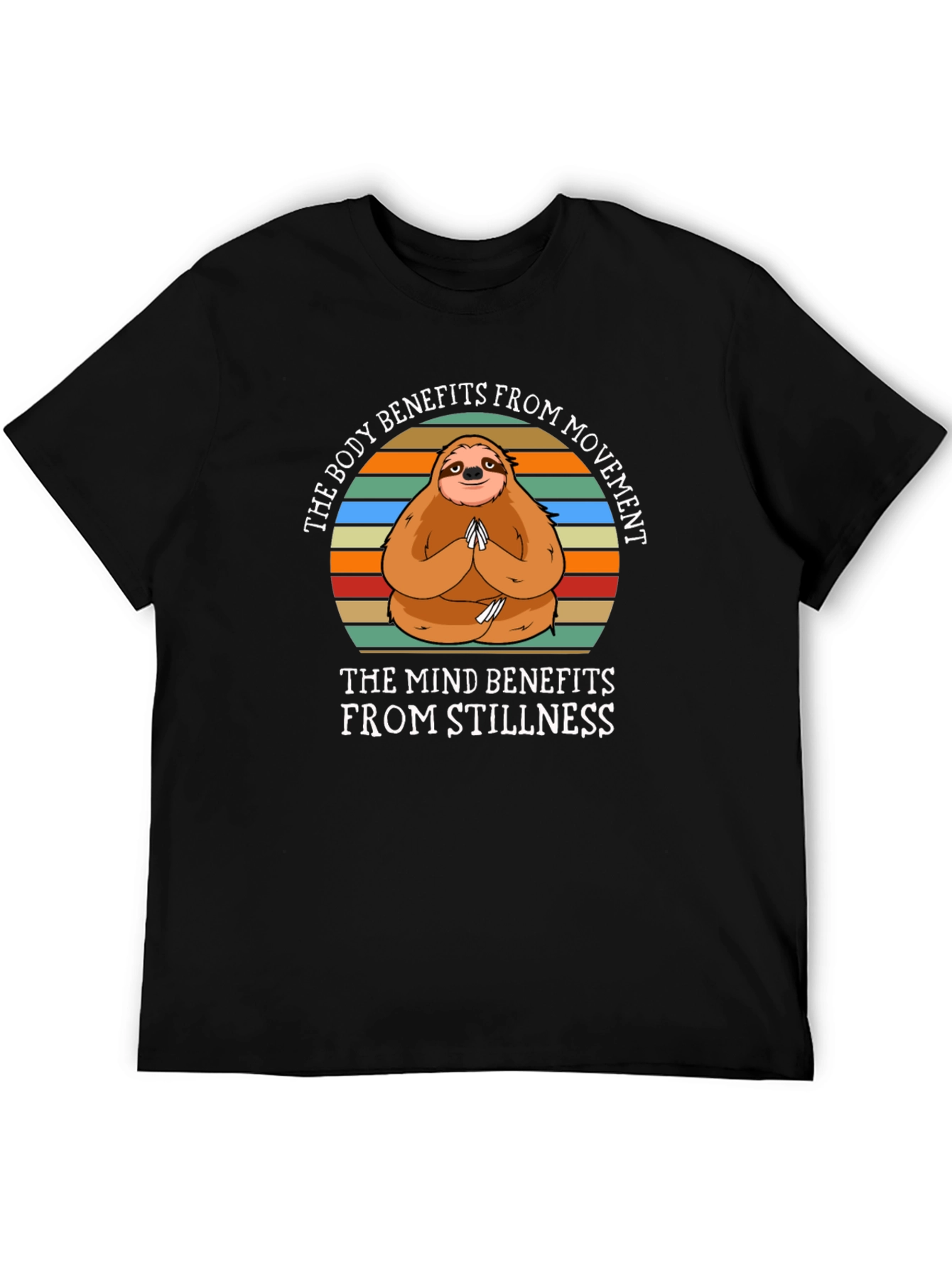 Yoga Sloth T-Shirt - The Body Benefits From Movement