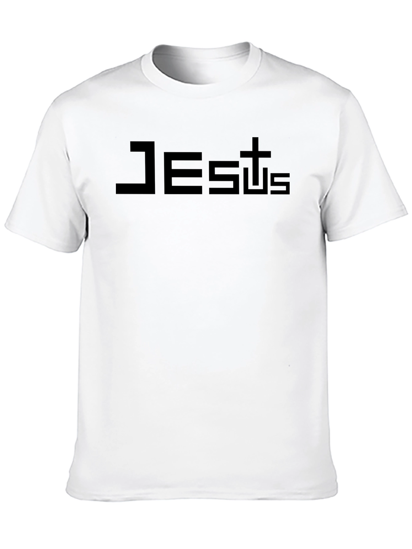 Jesus Graphic Black Tee - Faith Inspired