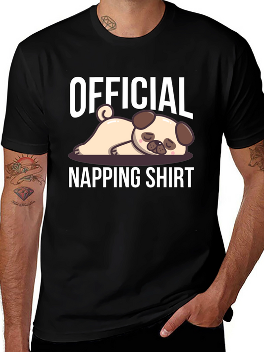 Official Napping Shirt Pug T-Shirt